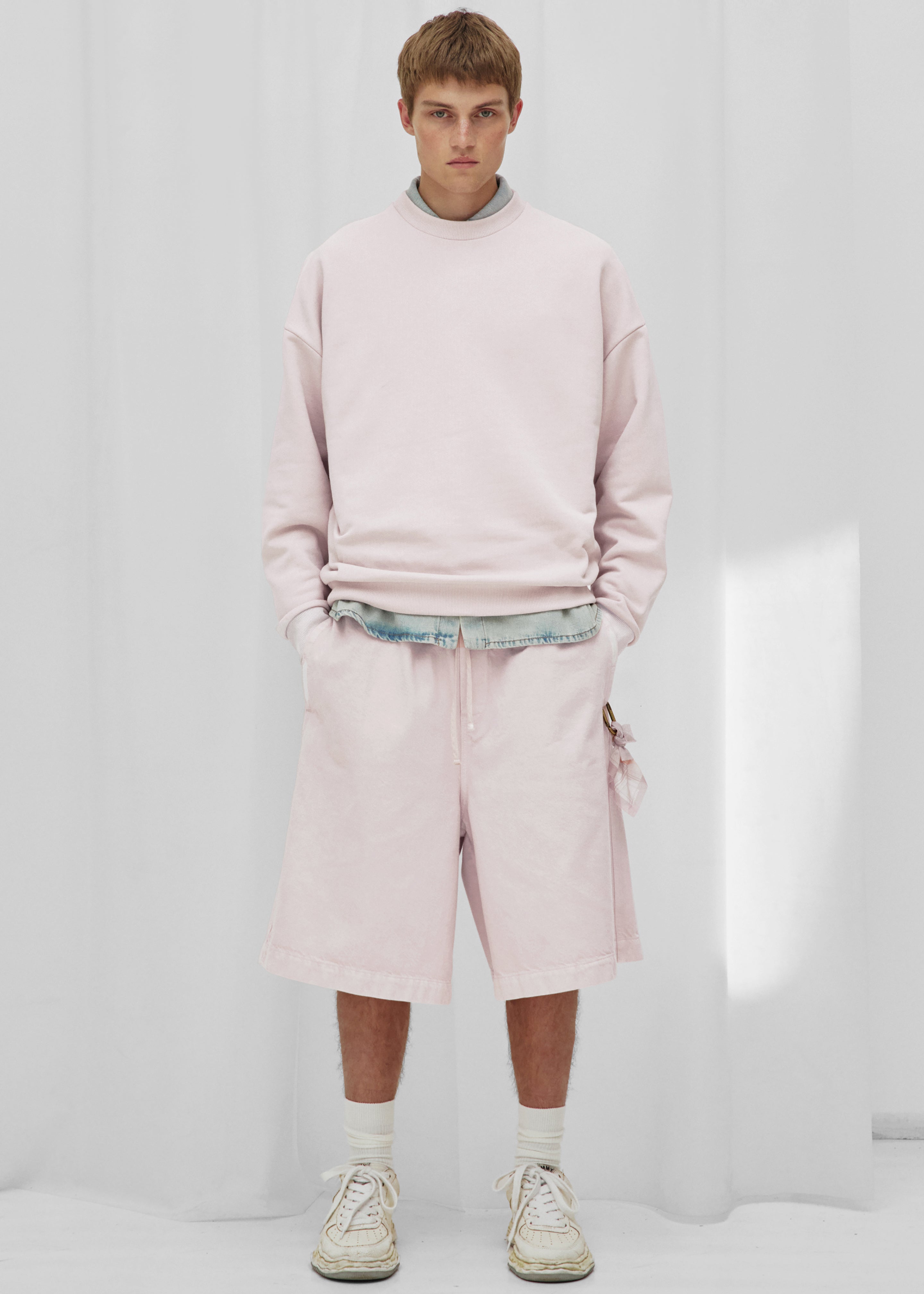 Darkpark Ben Crewneck Sweatshirt - Pink - 5