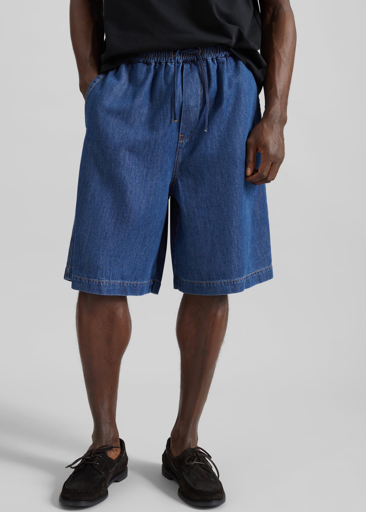 Darkpark Brad Jogger Fit Shorts Denim - Medium Full - 1