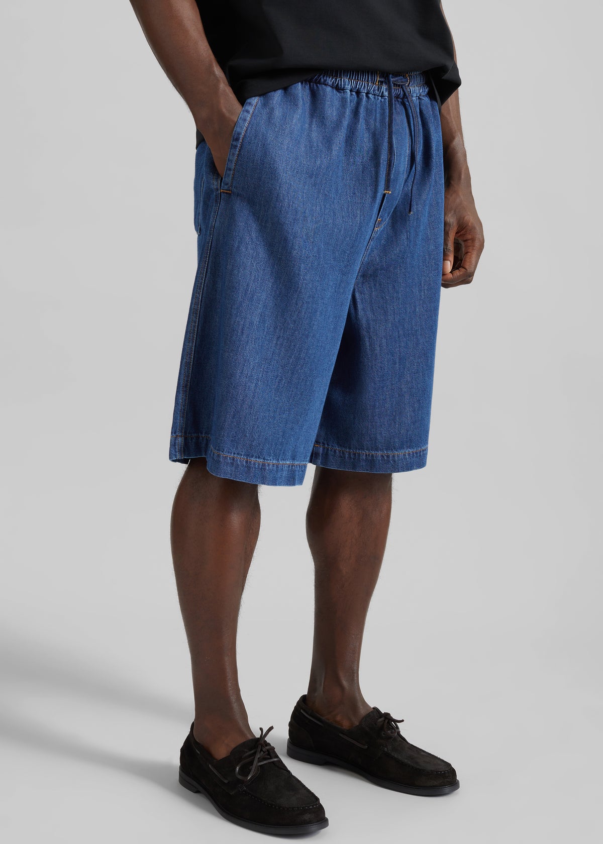 Darkpark Brad Jogger Fit Shorts Denim - Medium Full - 5