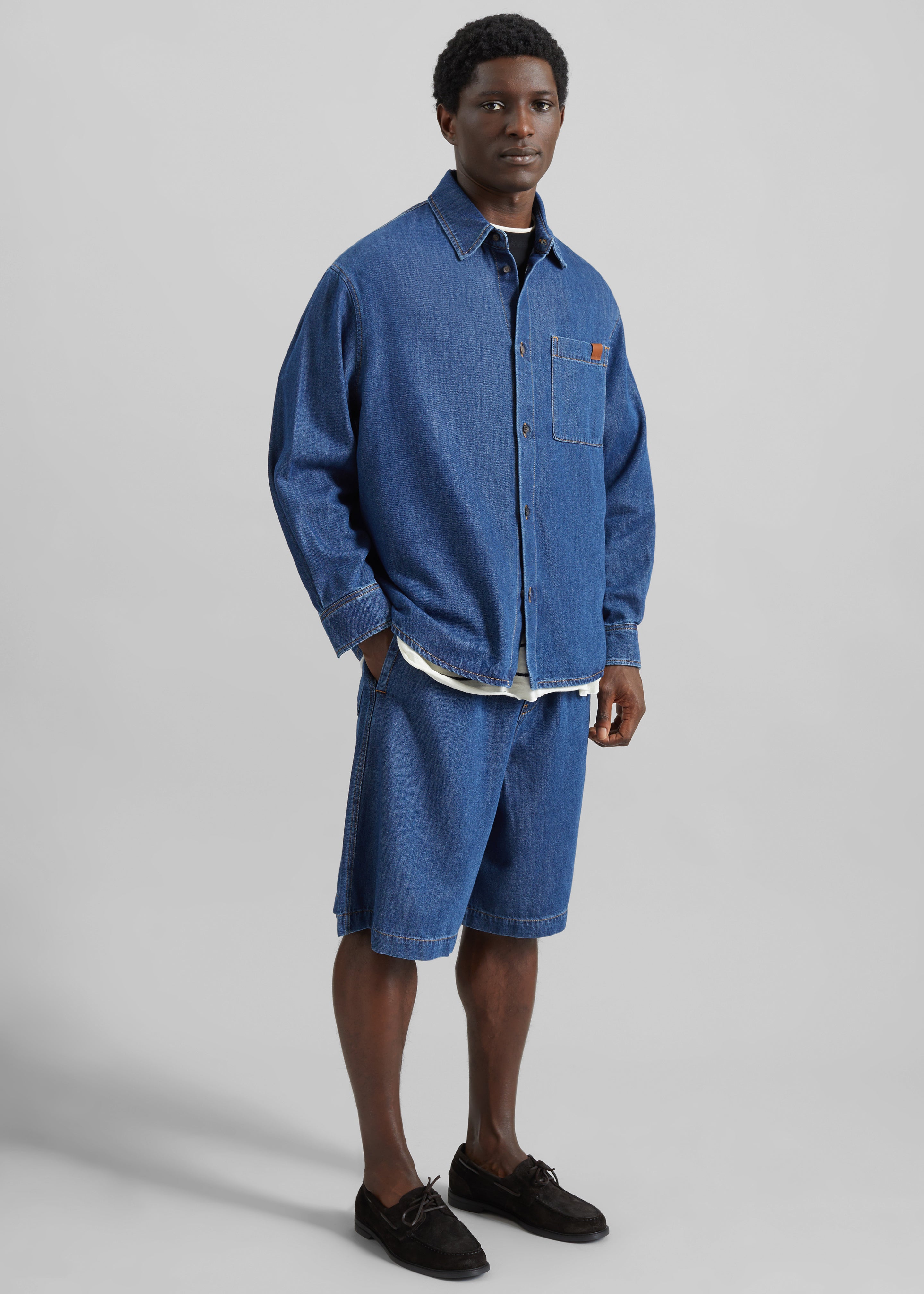 Darkpark Brad Jogger Fit Shorts Denim - Medium Full - 7