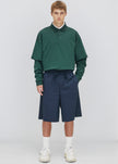 Darkpark Brad Light Weight Popeline Jogger Fit Shorts - Blue Navy