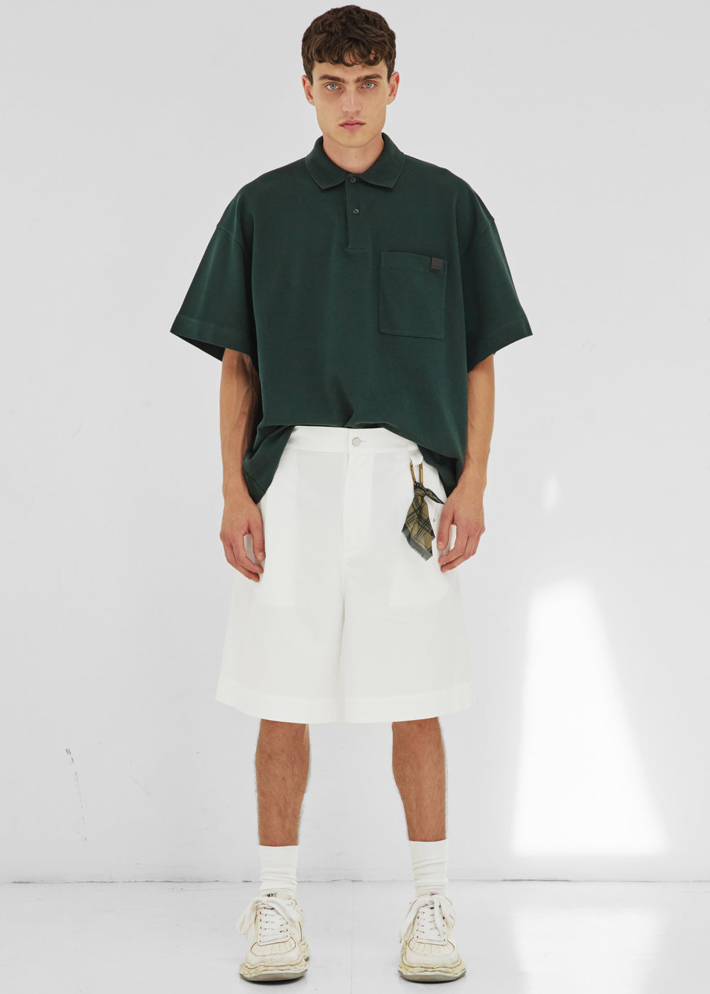 Darkpark Cole Short Sleeved Polo - Forest Green - 1