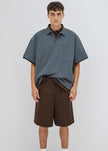 Darkpark Cole Short Sleeved Polo - Grey