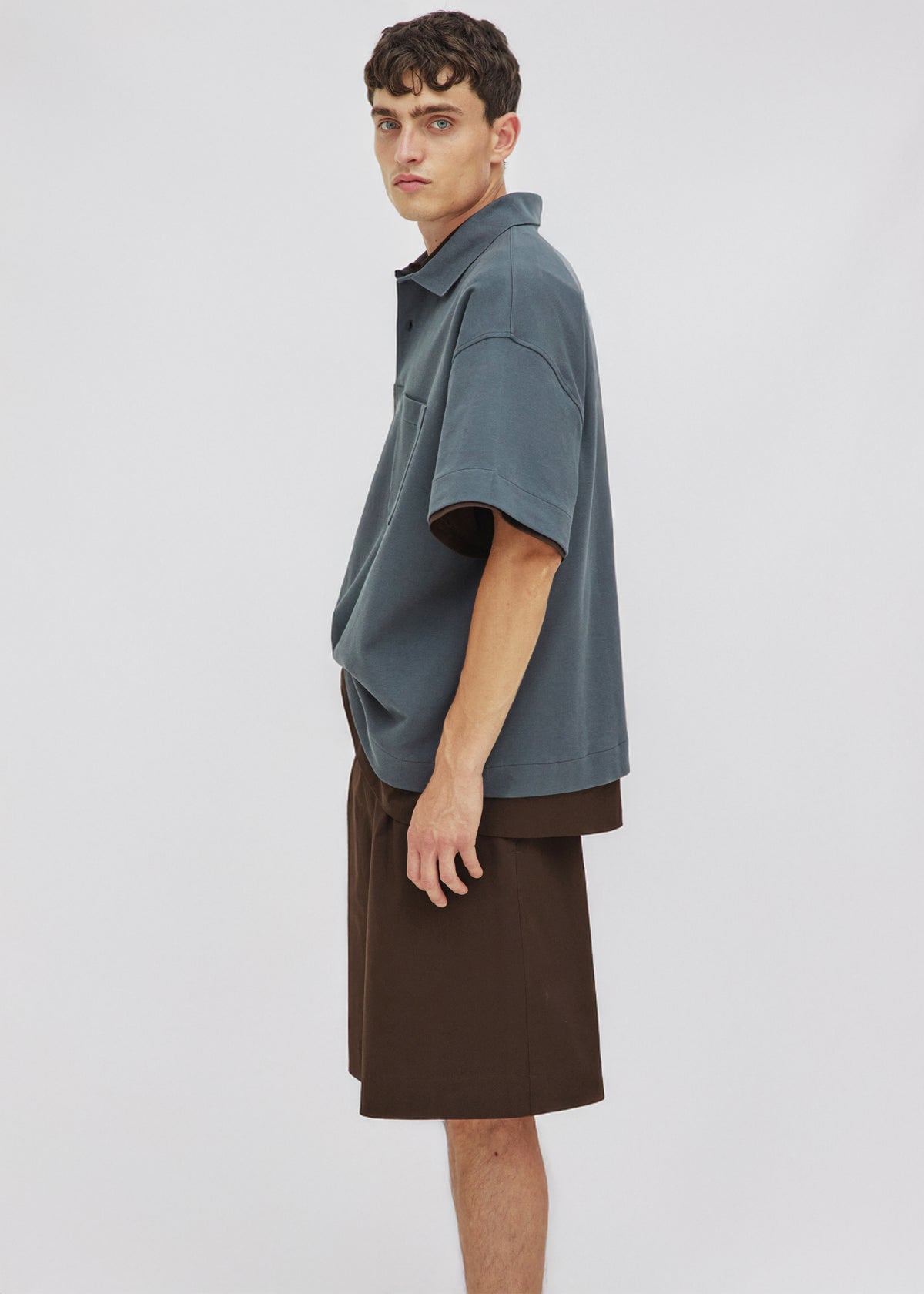 Darkpark Cole Short Sleeved Polo - Grey - 3