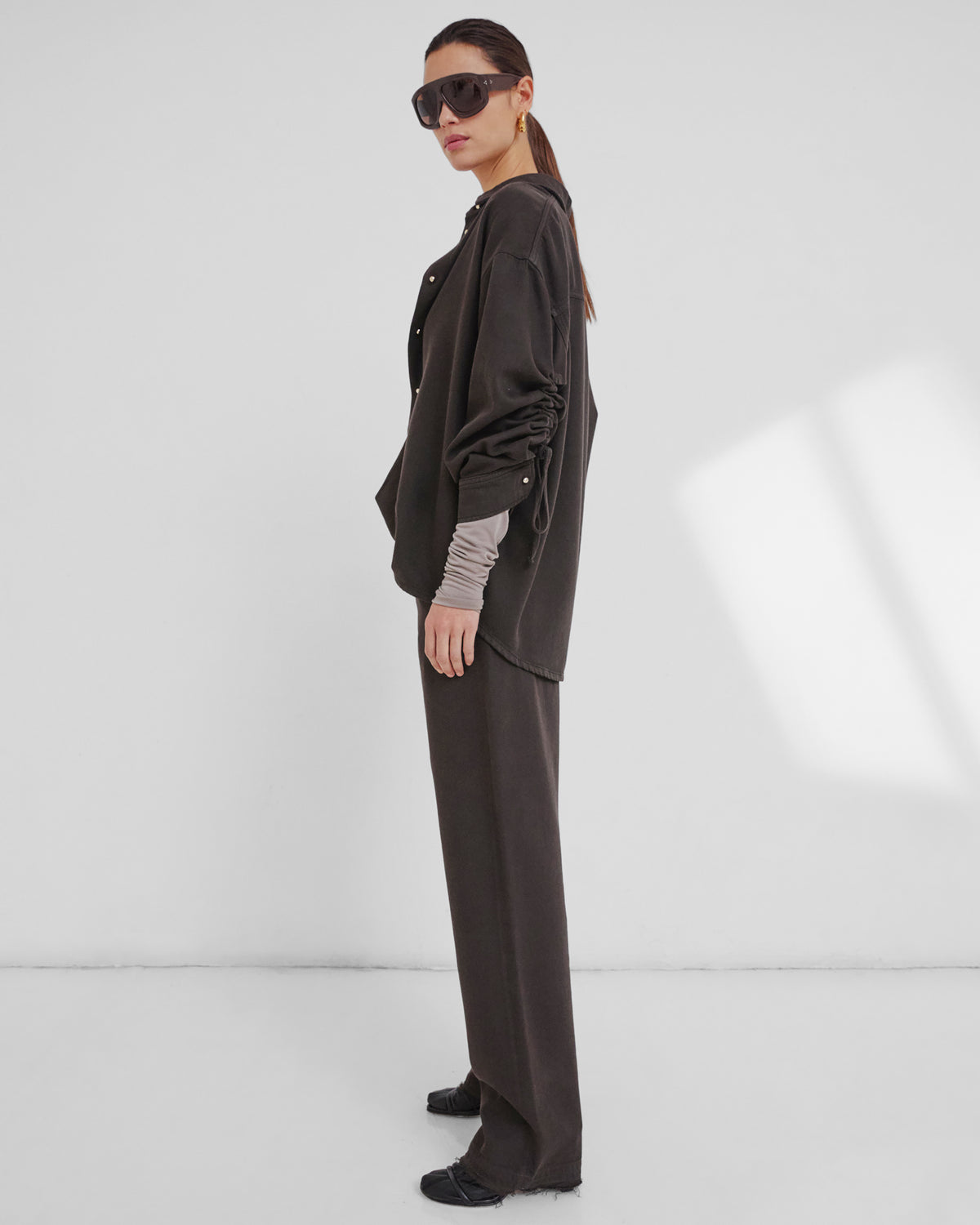 Darkpark Gale Relaxed Fit Denim - Dark Brown - 7