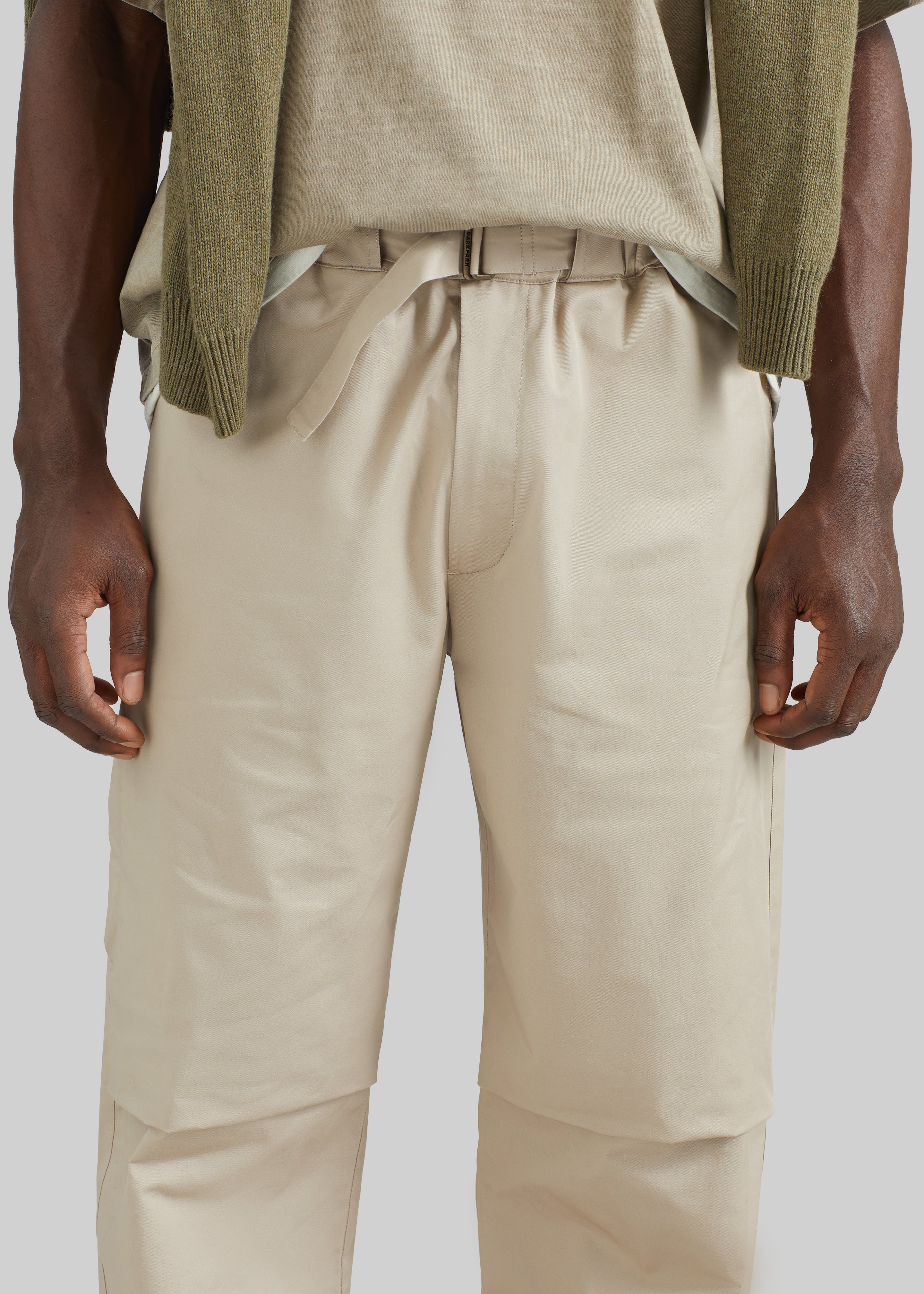 Darkpark Jordan Relax Fit Trousers - Taupe - 3