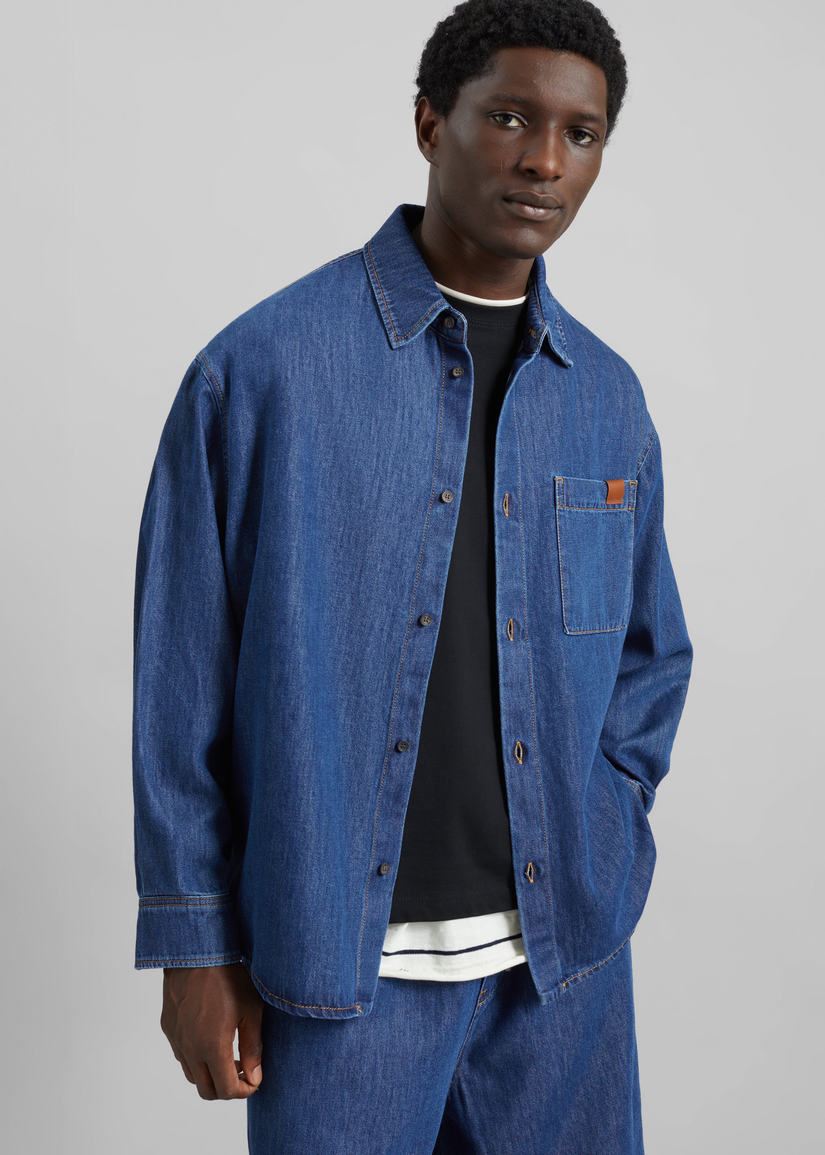 Darkpark Keanu Patch Pocket Shirt - Medium Full - 5