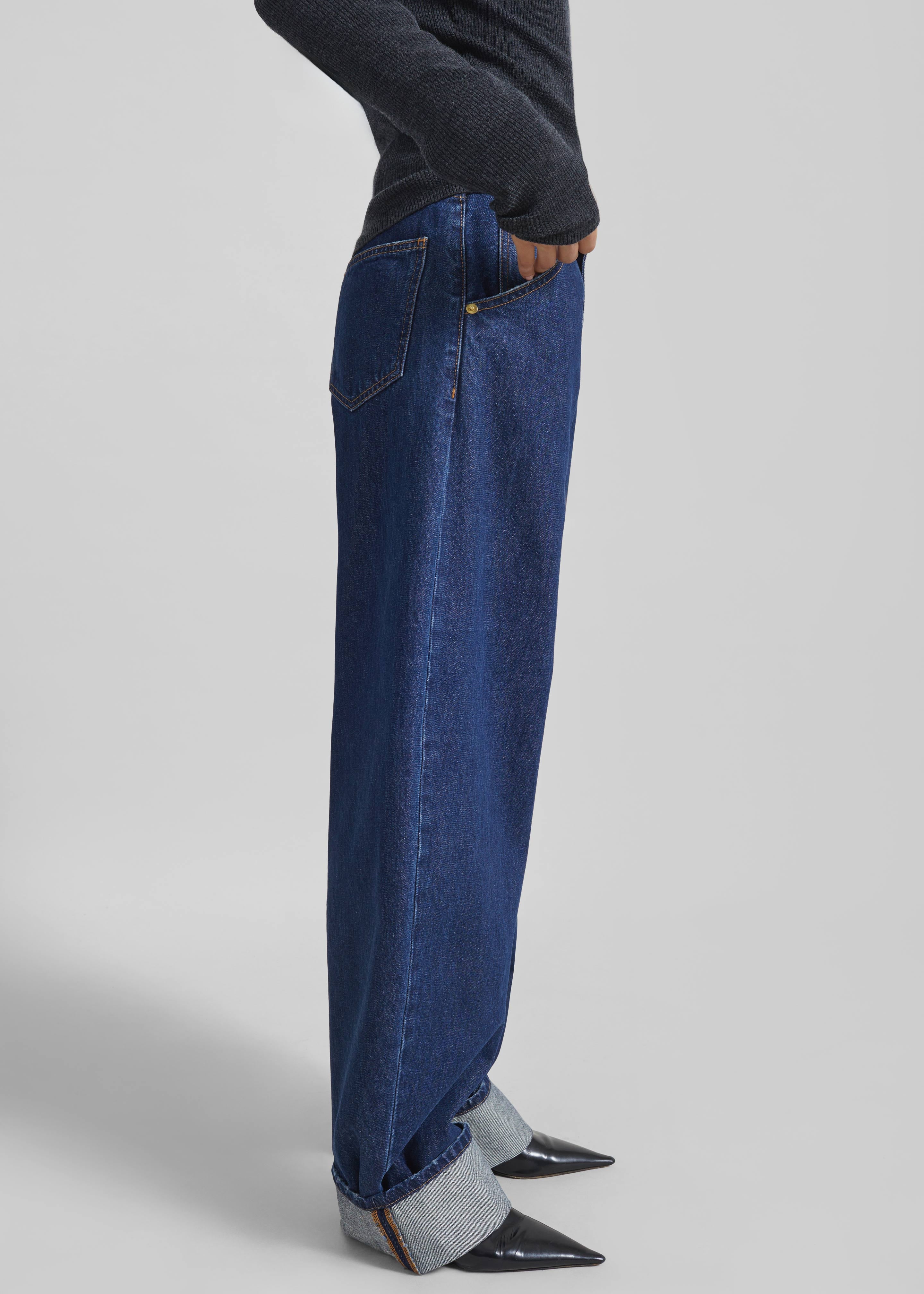 Darkpark Khris Barrel Leg Denim - Tokyo Midnight – The Frankie Shop