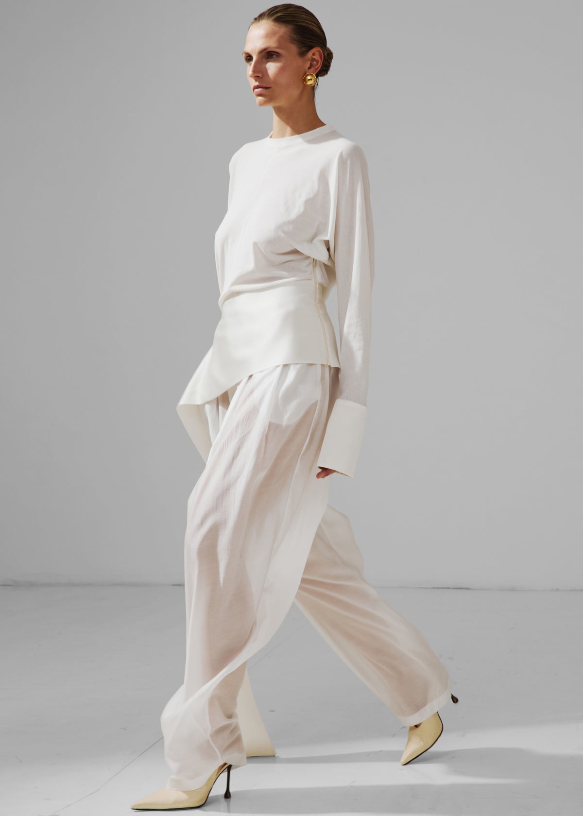 Darkpark Simona Balloon Pants - White - 1