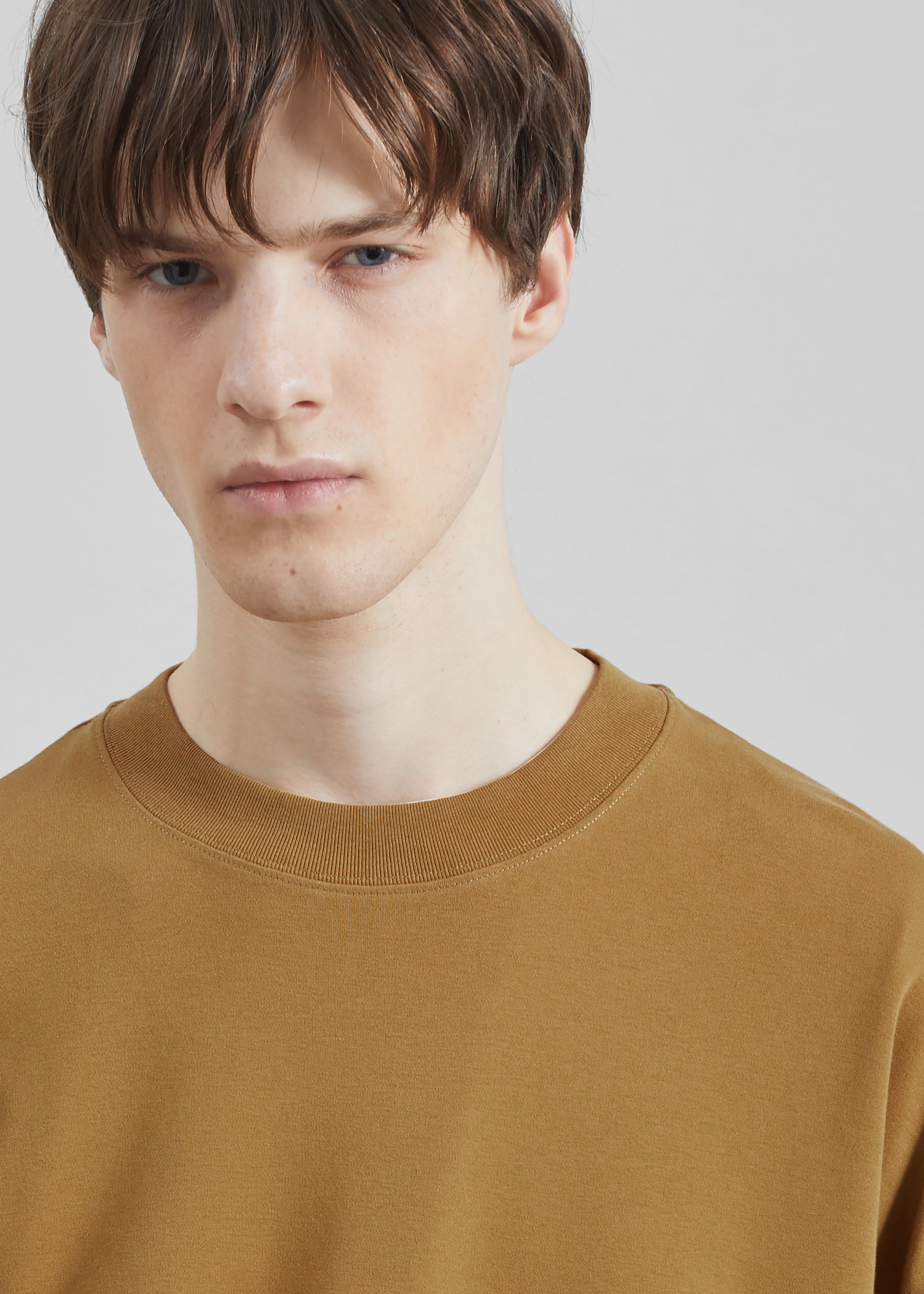 Darkpark Troy Double Sleeve Tee - Ochre - 8 - [gender-male]