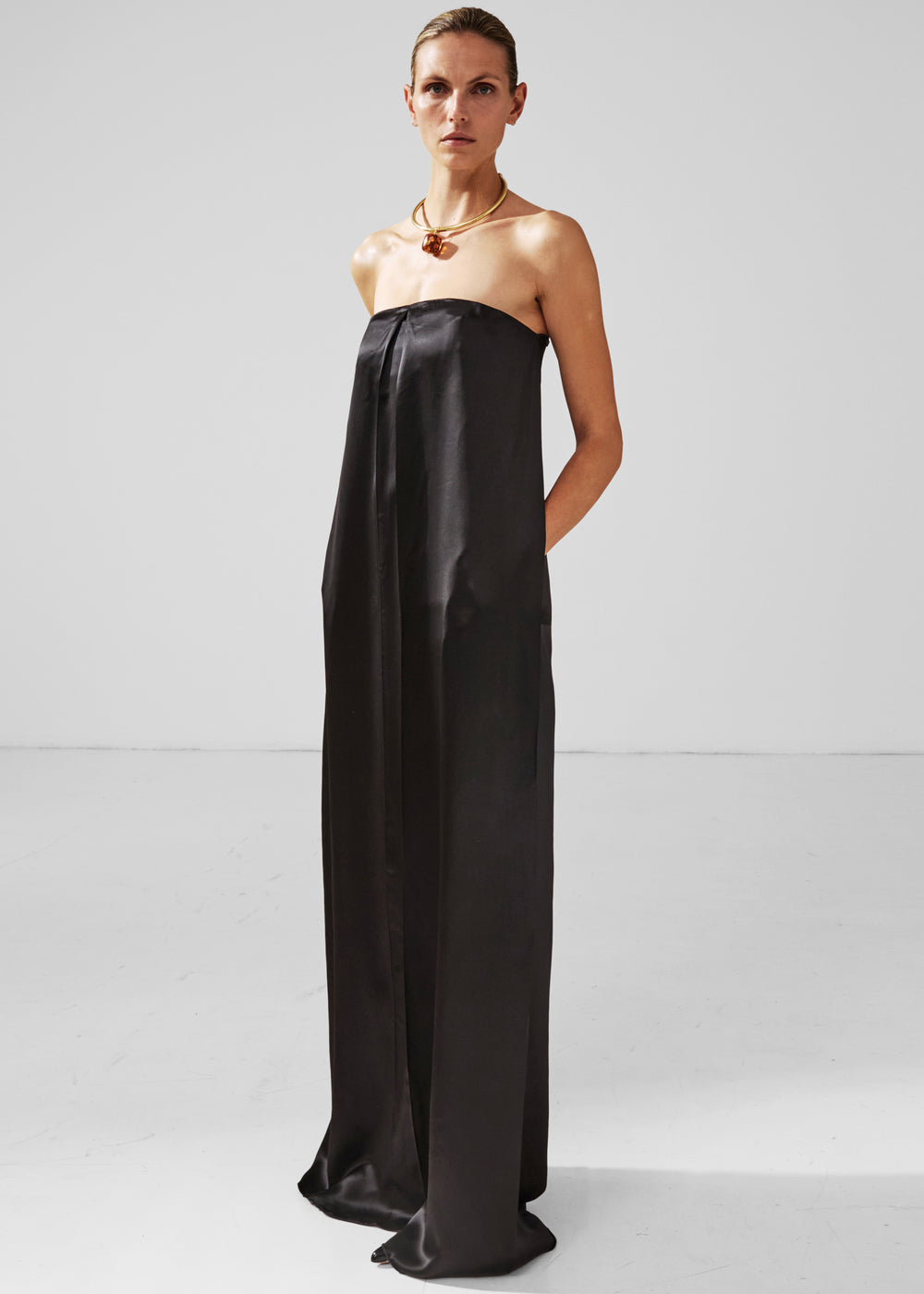 bevza satin bustier maxi dress x REVOLVE Square Bra Dress