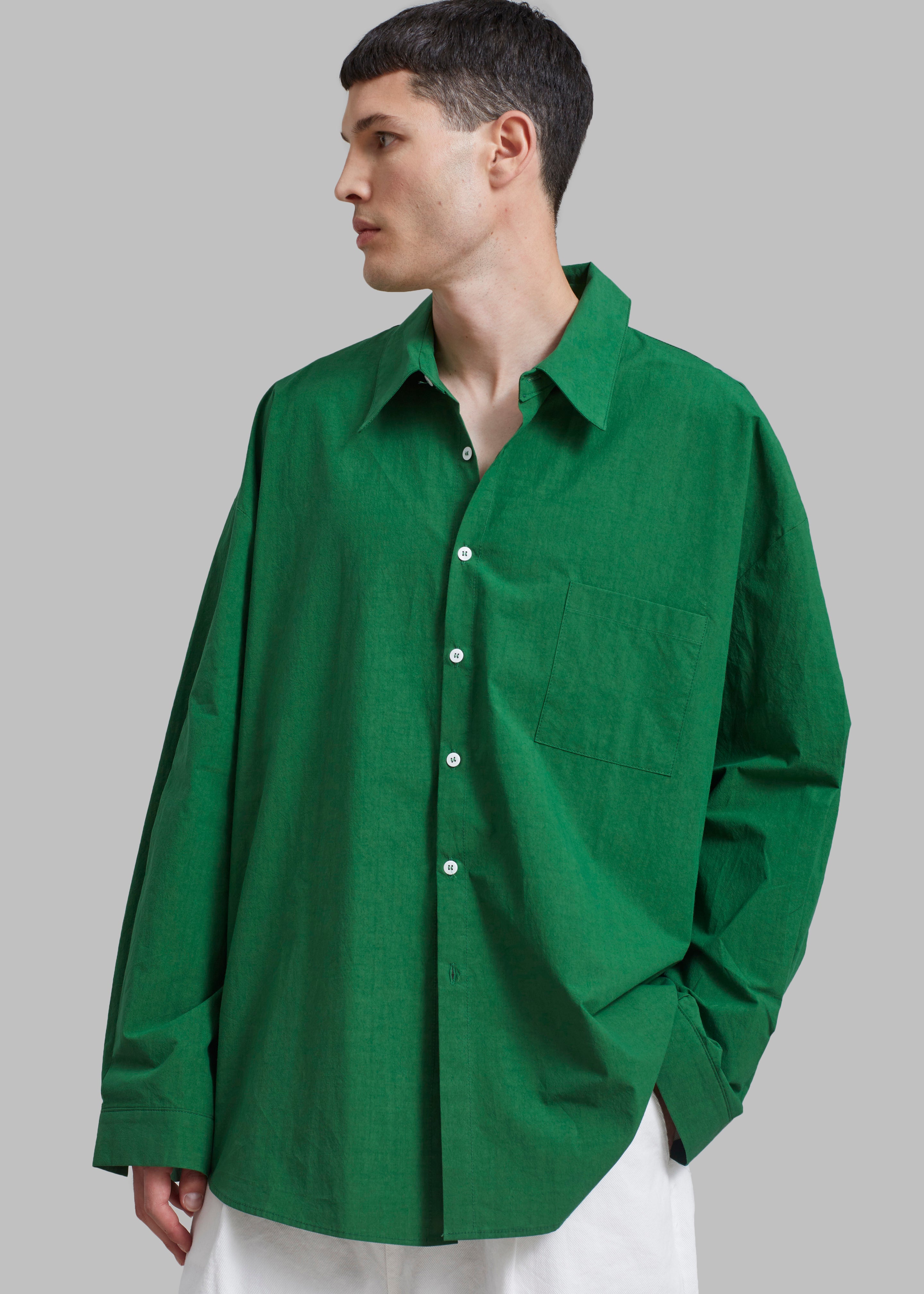 Darren Oversized Shirt - Green - 2