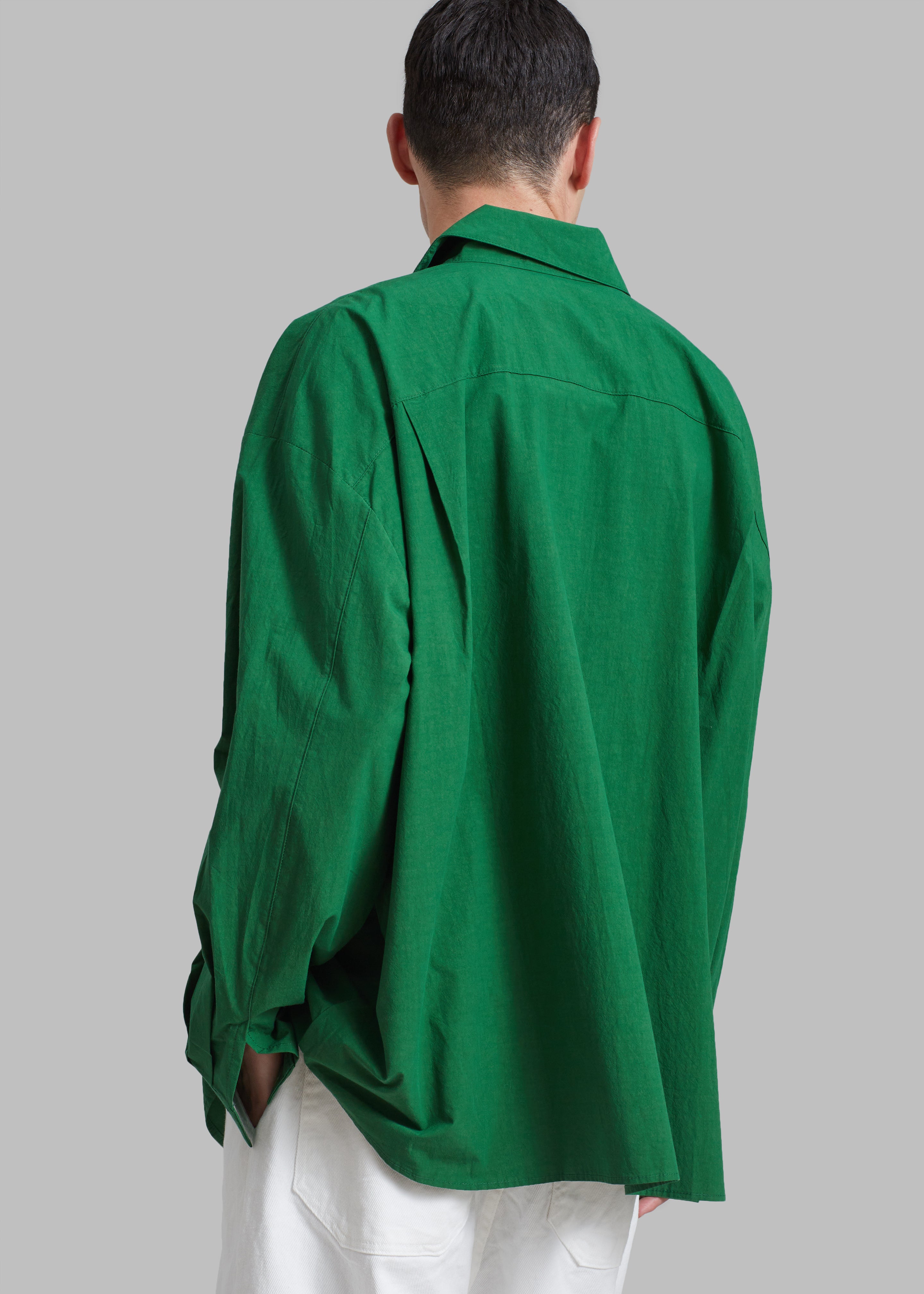 Darren Oversized Shirt - Green - 6