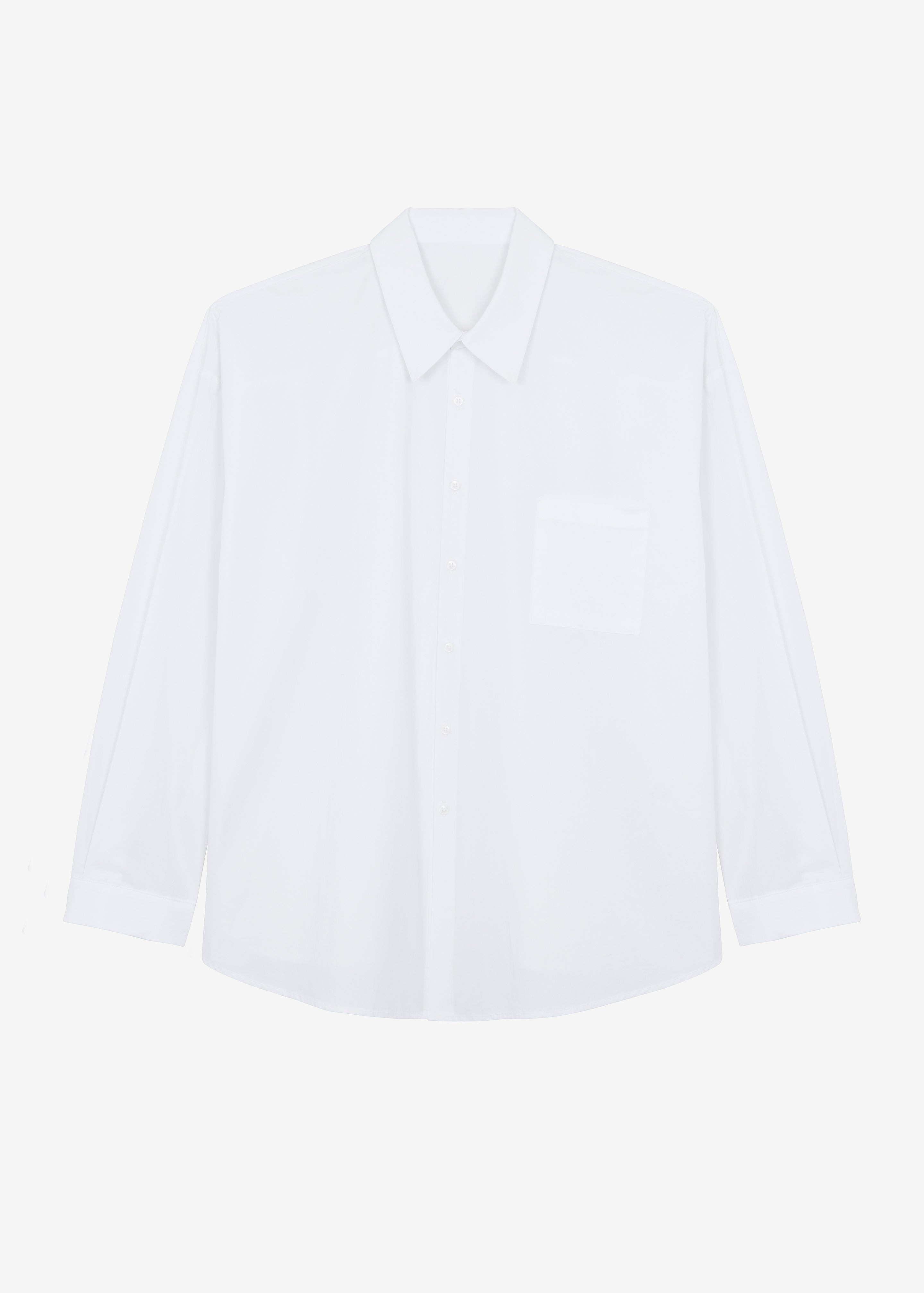 Darren Oversized Shirt - White - 7