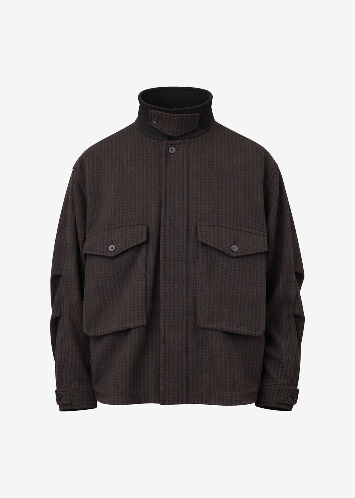 Dashiell Boxy Jacket - Black/Brown - 9