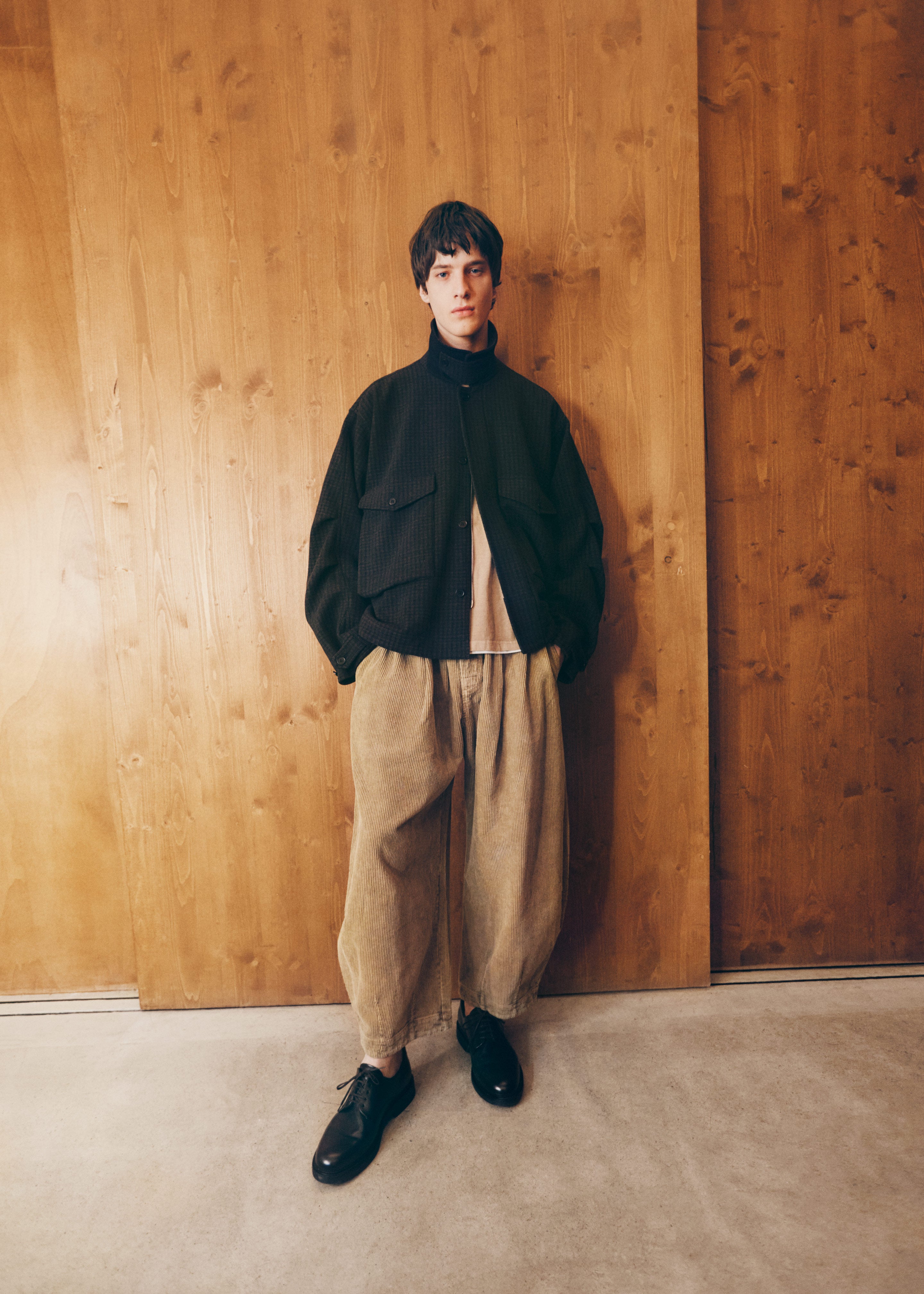 Dashiell Boxy Jacket - Black/Brown - 7