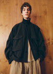 Dashiell Boxy Jacket - Black/Brown