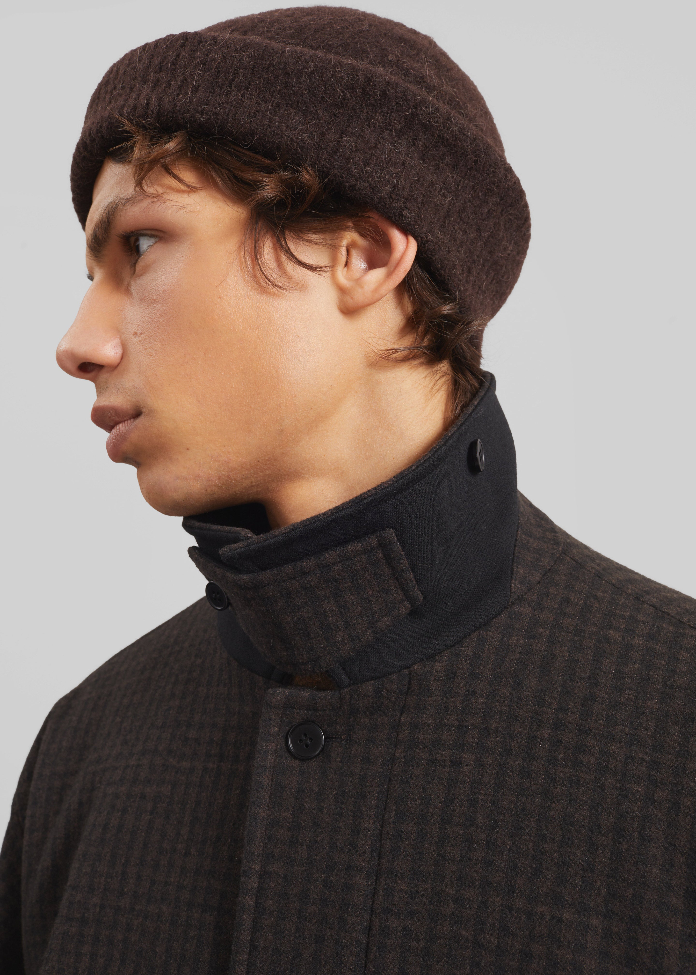 Dashiell Boxy Jacket - Black/Brown - 3