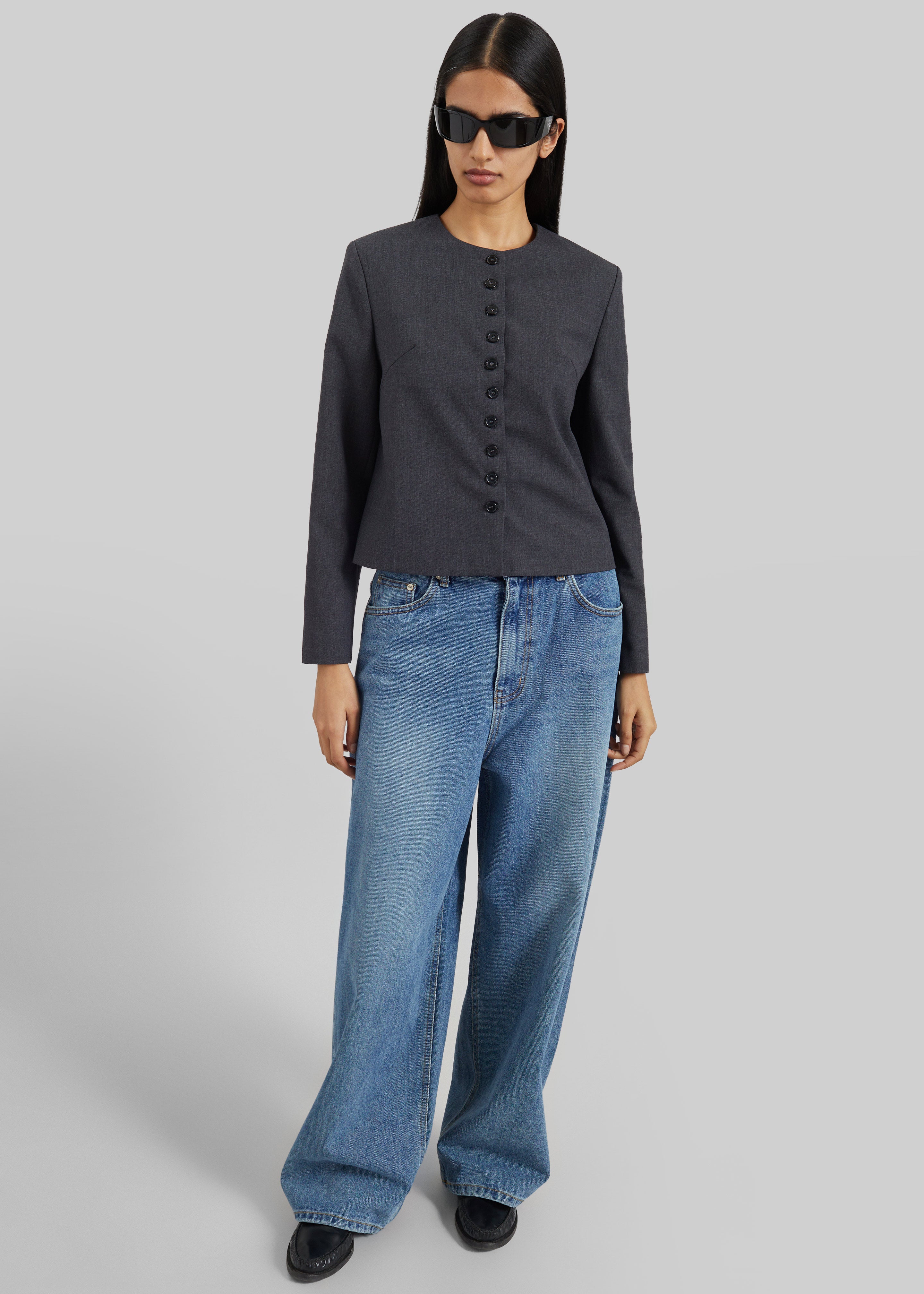 Dawson Wide Leg Jeans - Medium Wash – The Frankie Shop