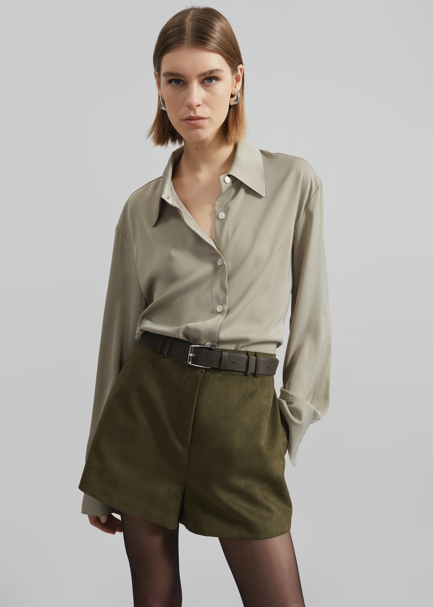 Daylin Button Up Shirt - Khaki