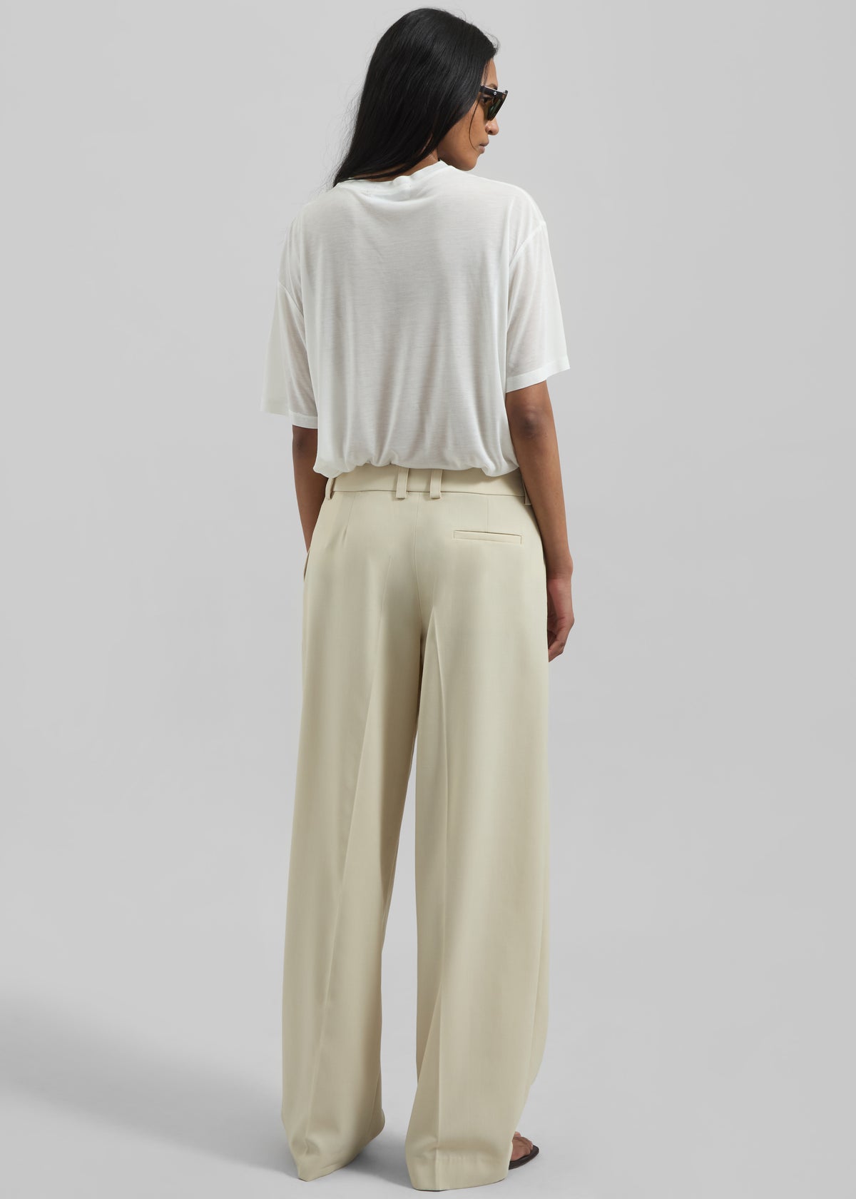 Daytona Pleated Trousers - Cement - 6