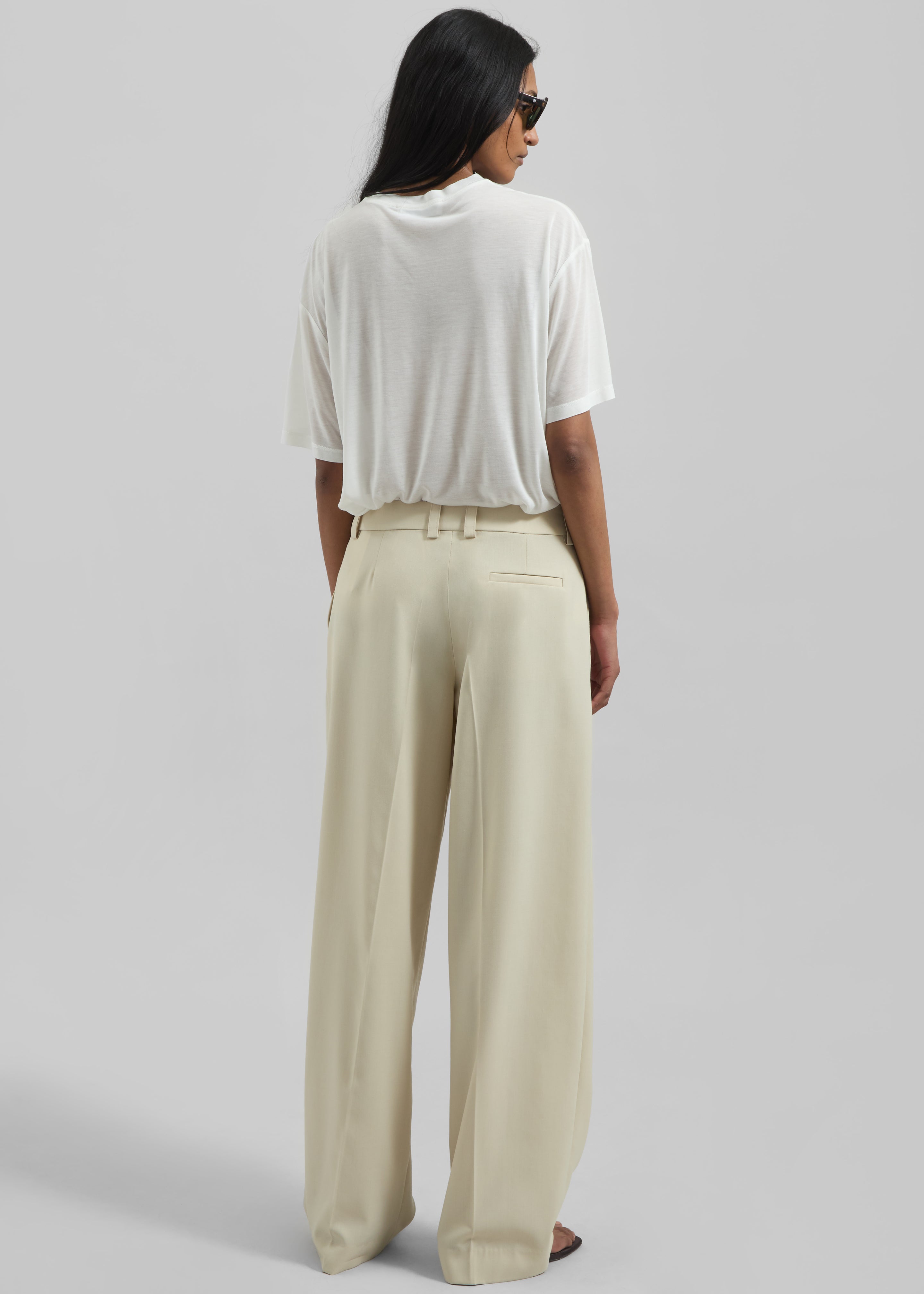 Daytona Pleated Trousers - Cement - 6