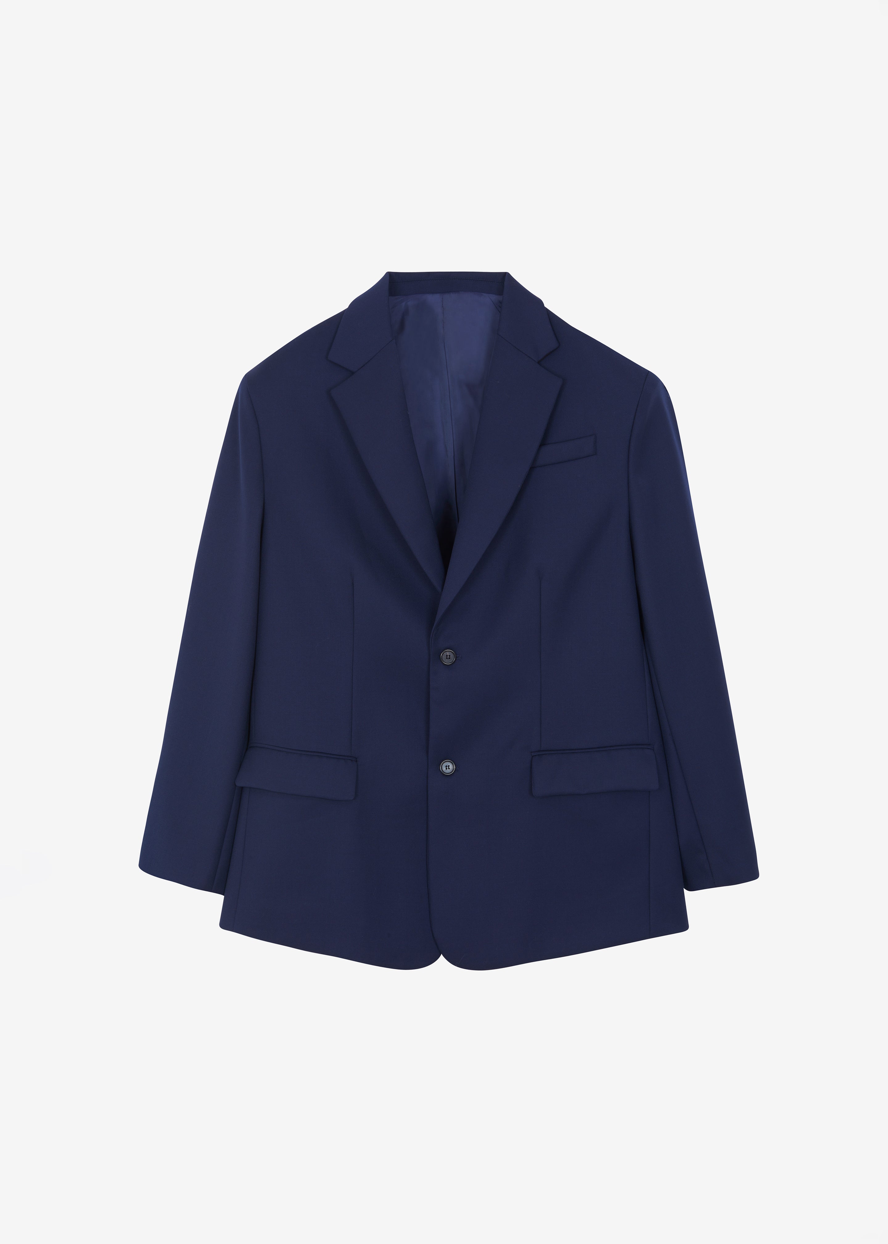 Dee Maxi Oversized Blazer - Navy – The Frankie Shop