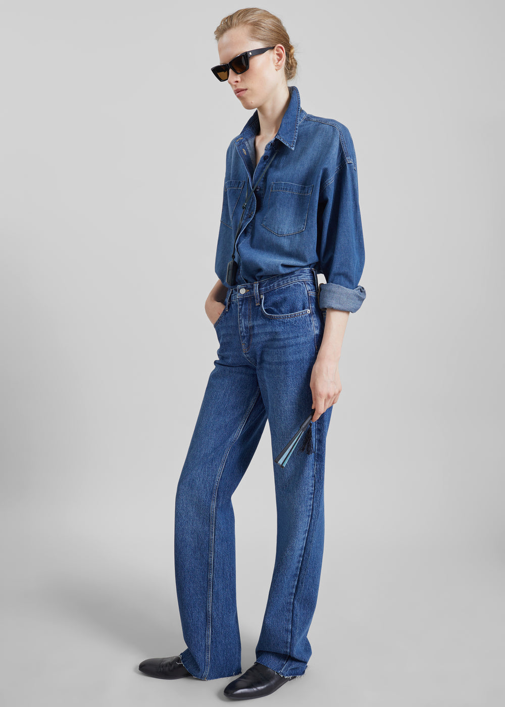 Deira Denim Shirt - Blue Wash - 1