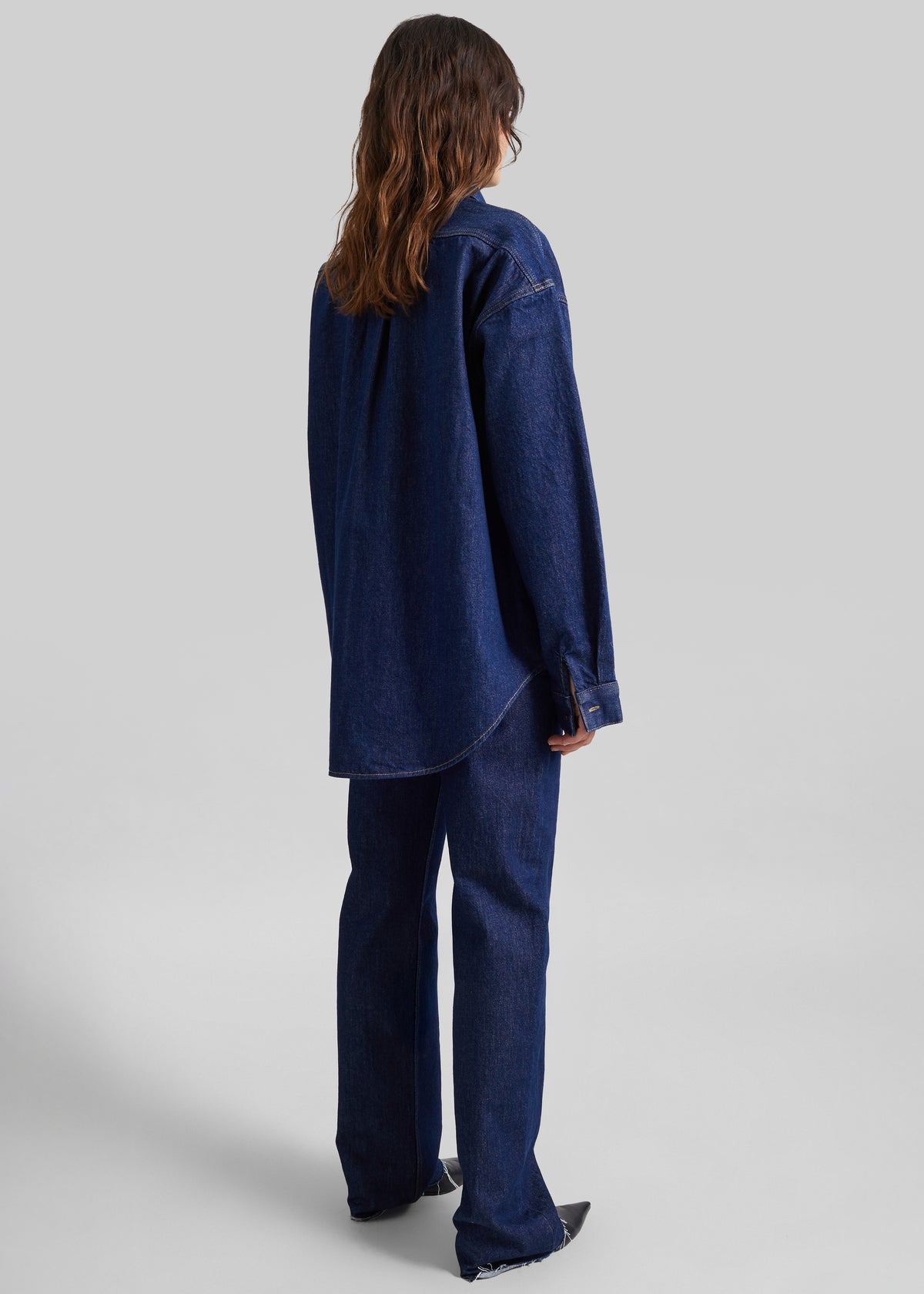 Deira Denim Shirt - Dark Wash - 14