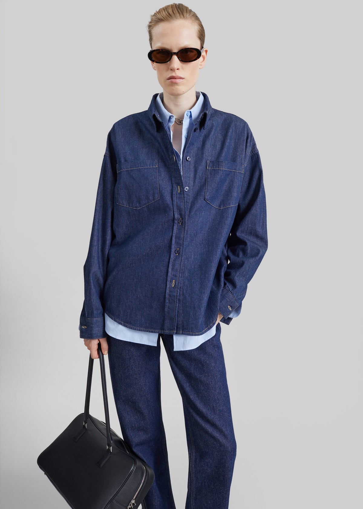 Deira Denim Shirt - Dark Wash - 7