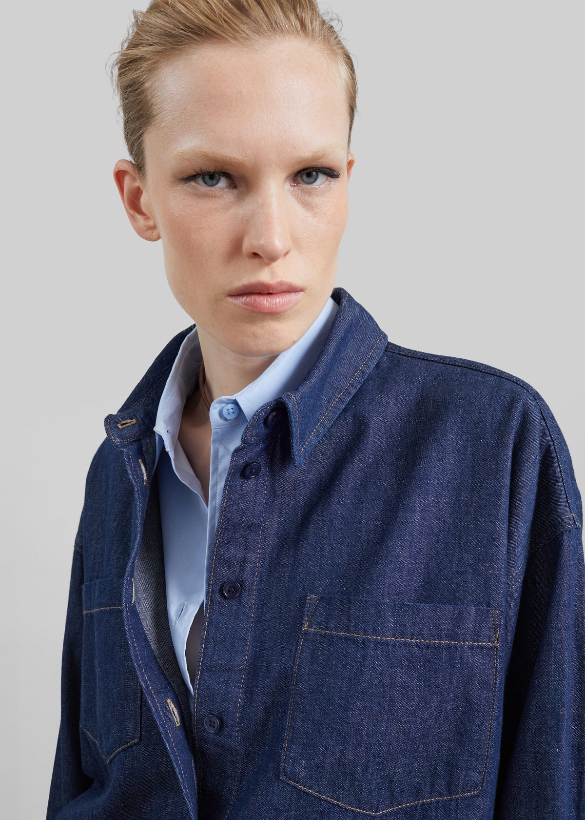 Deira Denim Shirt - Dark Wash - 11