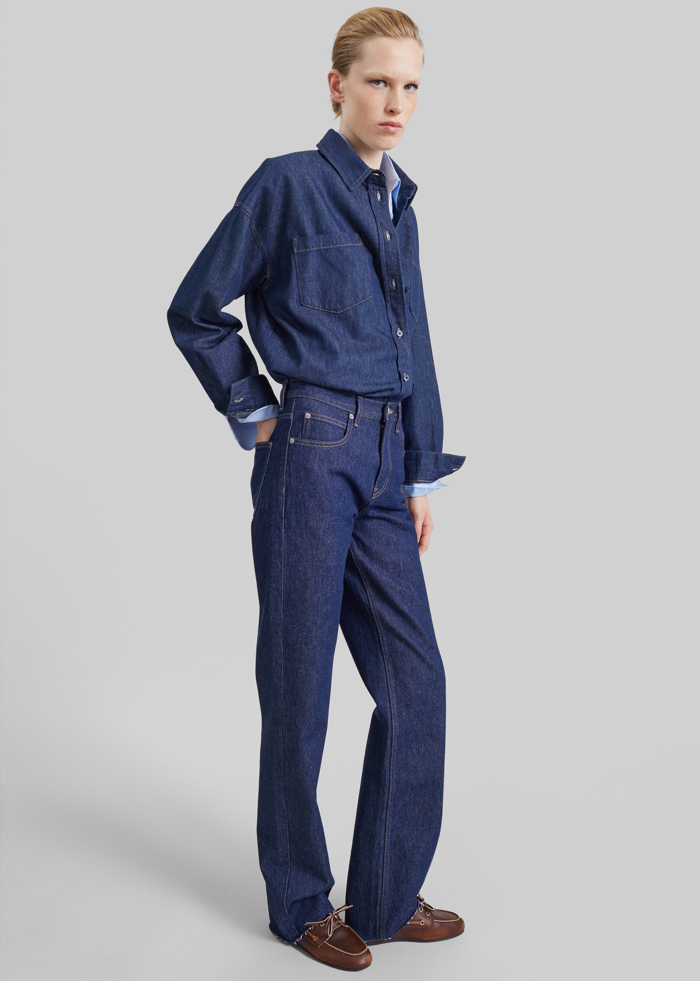 Deira Denim Shirt - Dark Wash - 13