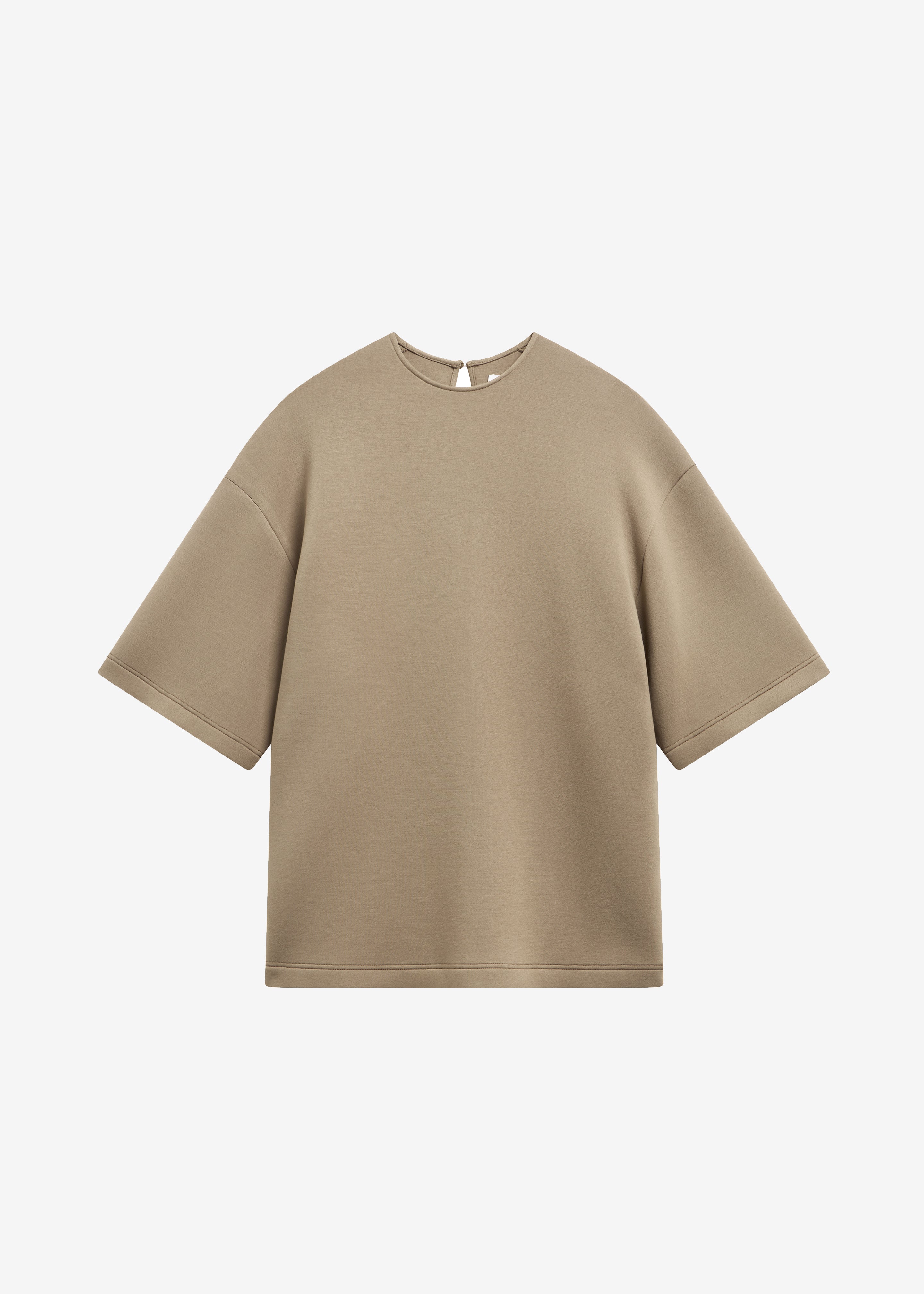 Delancey Neoprene Tee - Camel - 8
