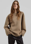 Delancey Long Sleeve Neoprene Top - Camel