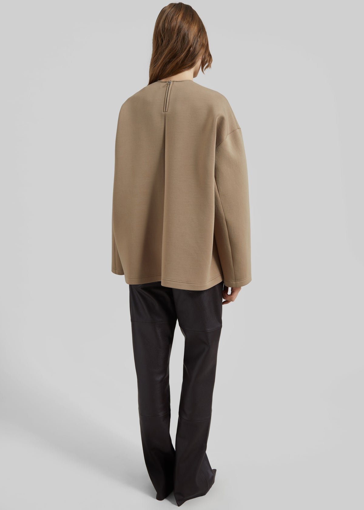 Delancey Long Sleeve Neoprene Top - Camel - 5