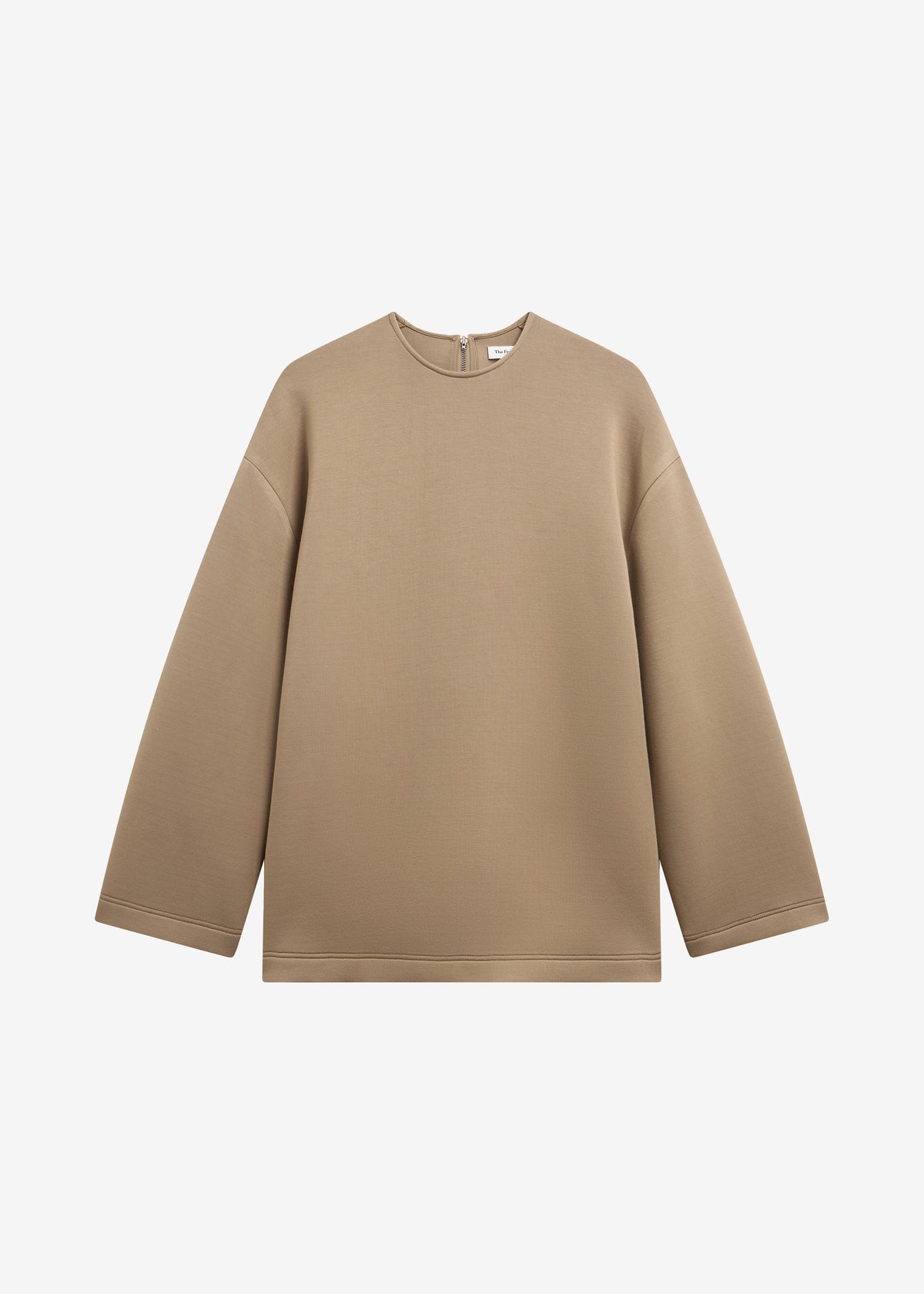 Delancey Long Sleeve Neoprene Top - Camel - 6