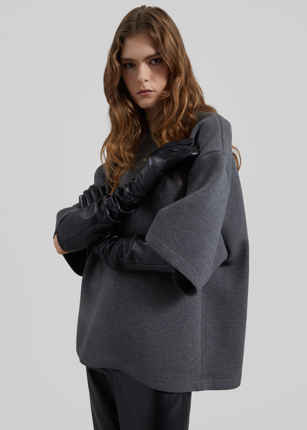 Delancey Neoprene Tee - Dark Grey - 4