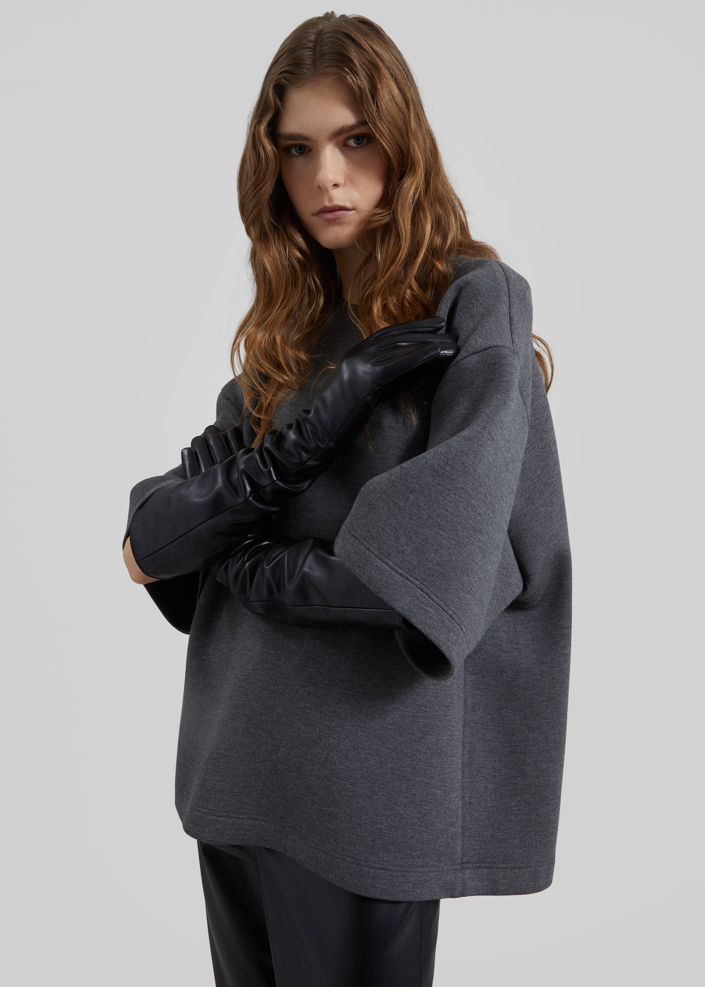 Delancey Neoprene Tee - Dark Grey - 4