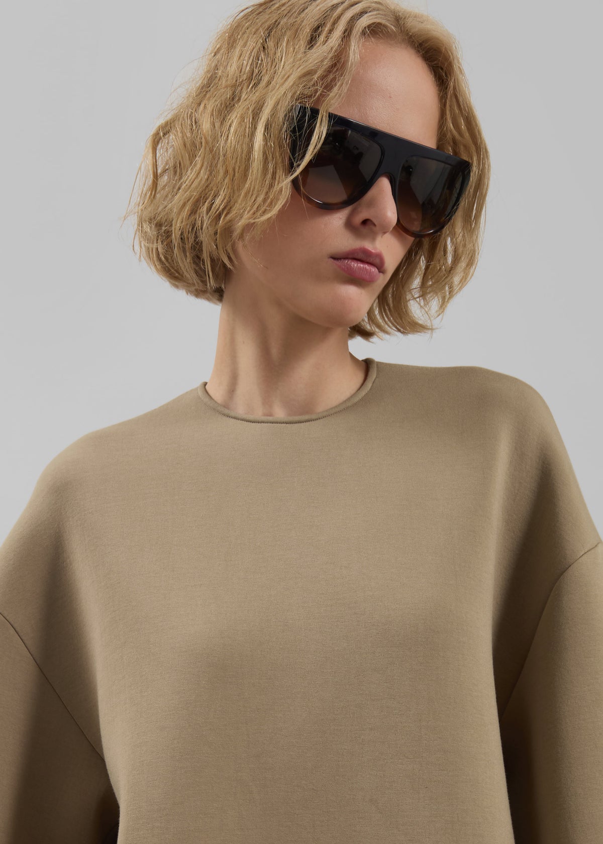 Delancey Neoprene Tee - Camel - 3