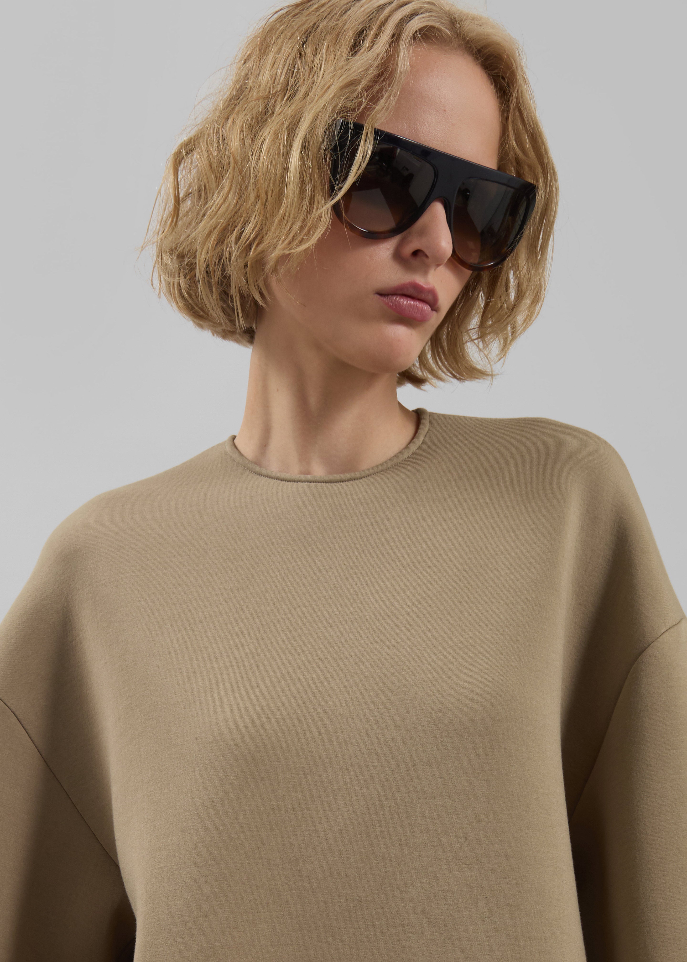 Delancey Neoprene Tee - Camel - 3