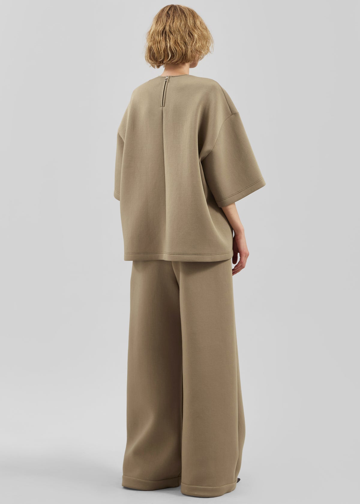 Delancey Neoprene Tee - Camel - 7