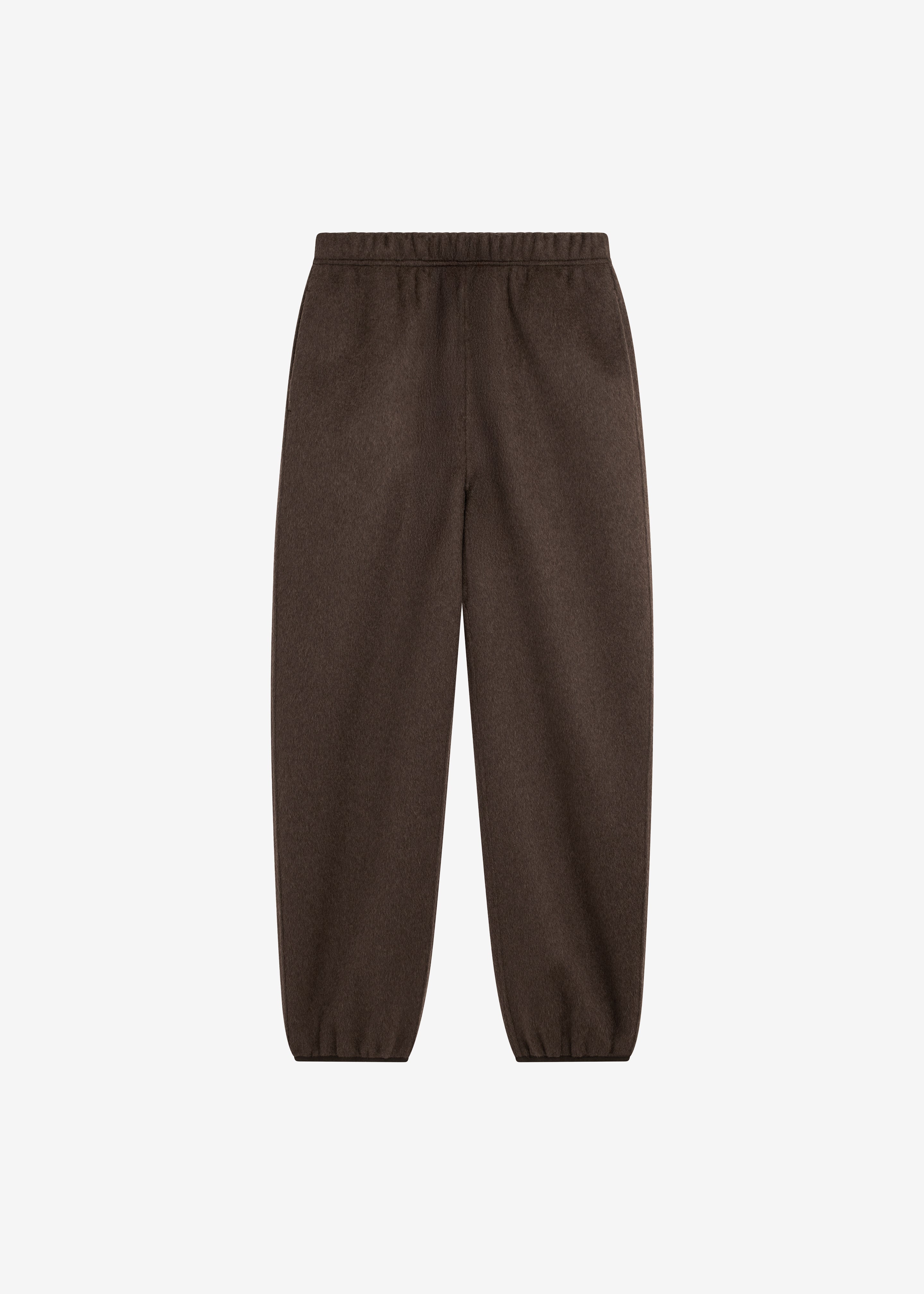 Delancey Wool Joggers - Brown Melange - 10