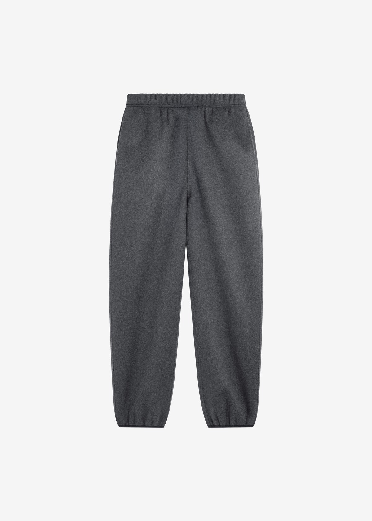 Delancey Wool Joggers - Dark Grey Melange - 14