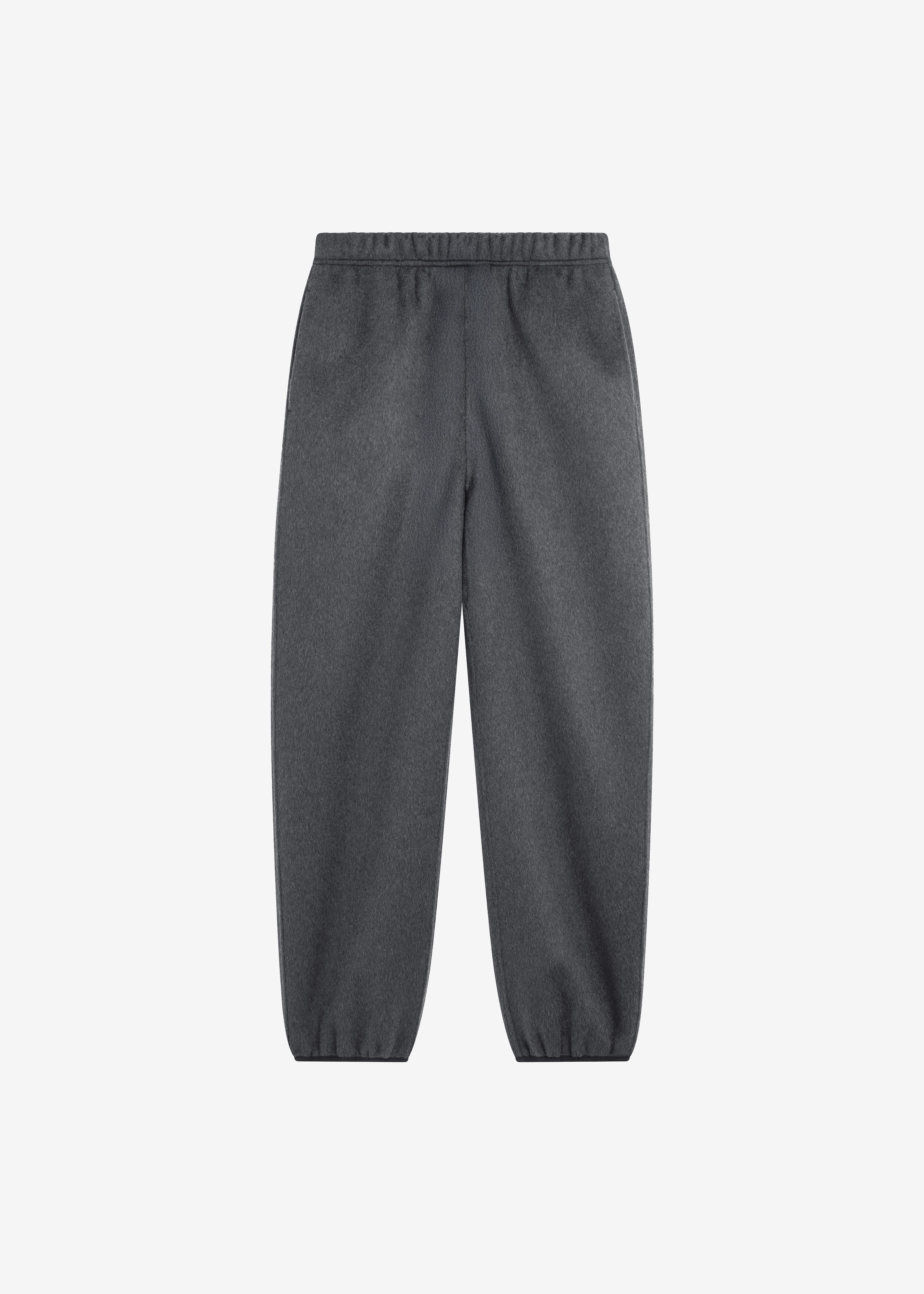 Delancey Wool Joggers - Dark Grey Melange - 14