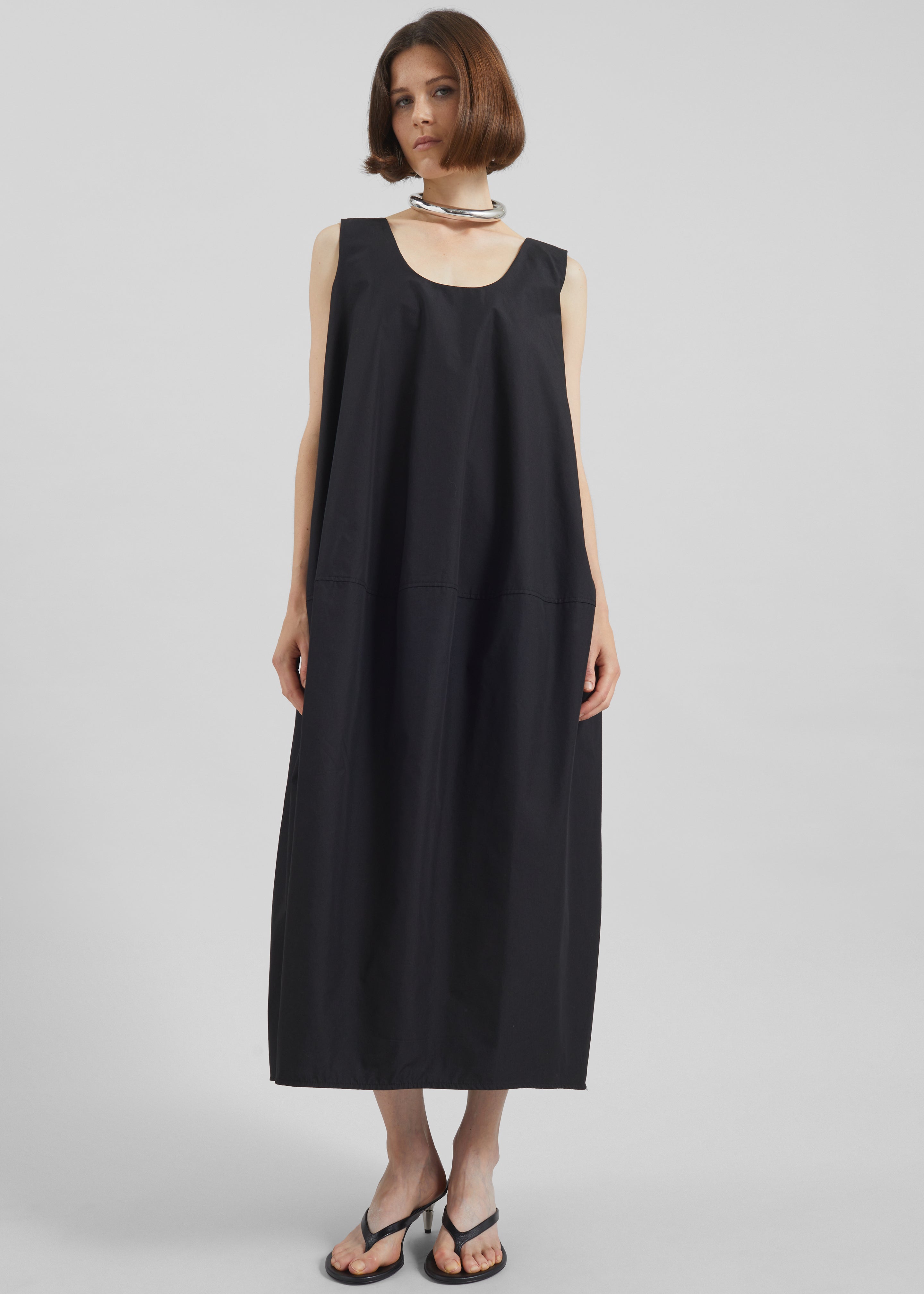 Delane Cocoon Dress - Black - 1
