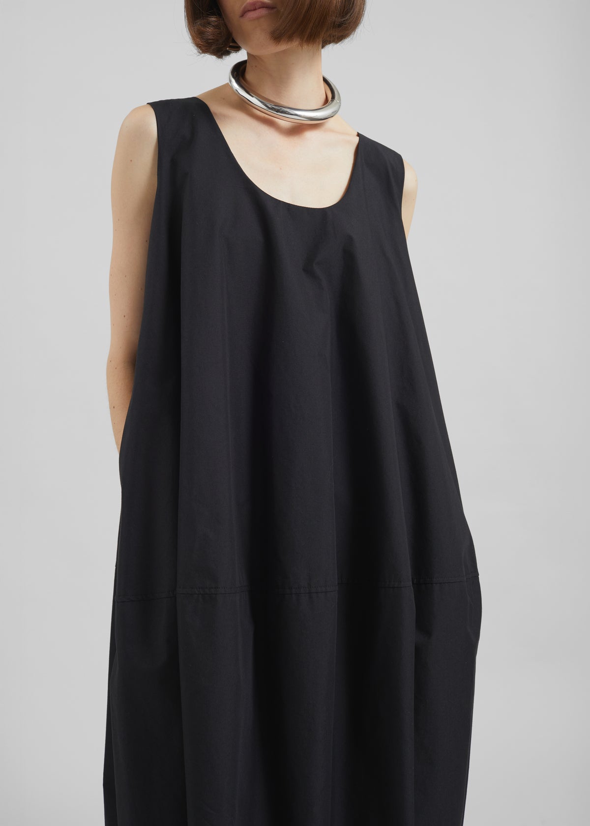Delane Cocoon Dress - Black - 2