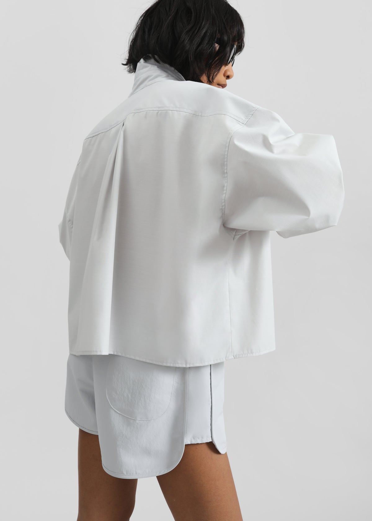 Delby Track Shorts - Dusty Blue - 6