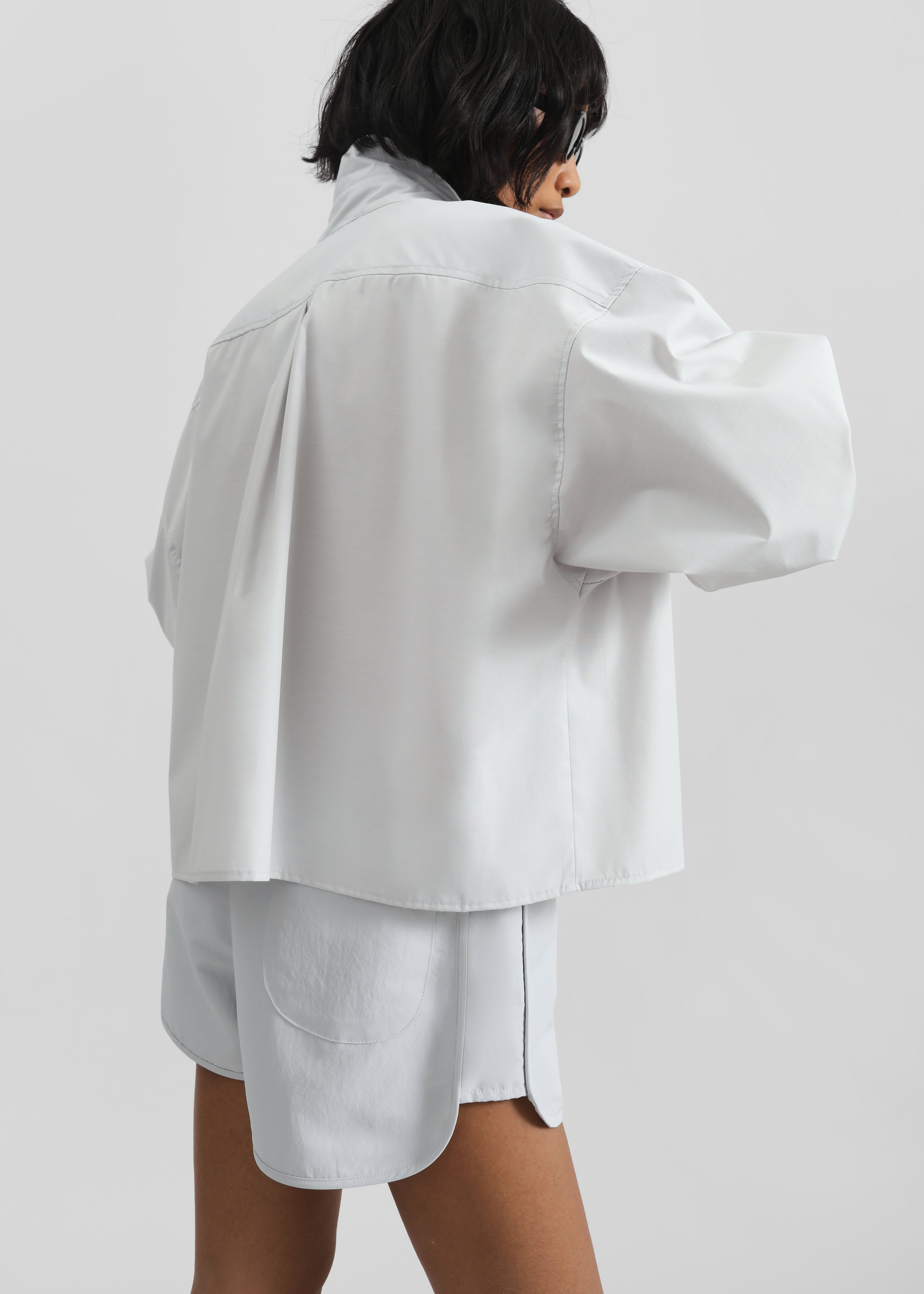 Delby Track Shorts - Dusty Blue - 6