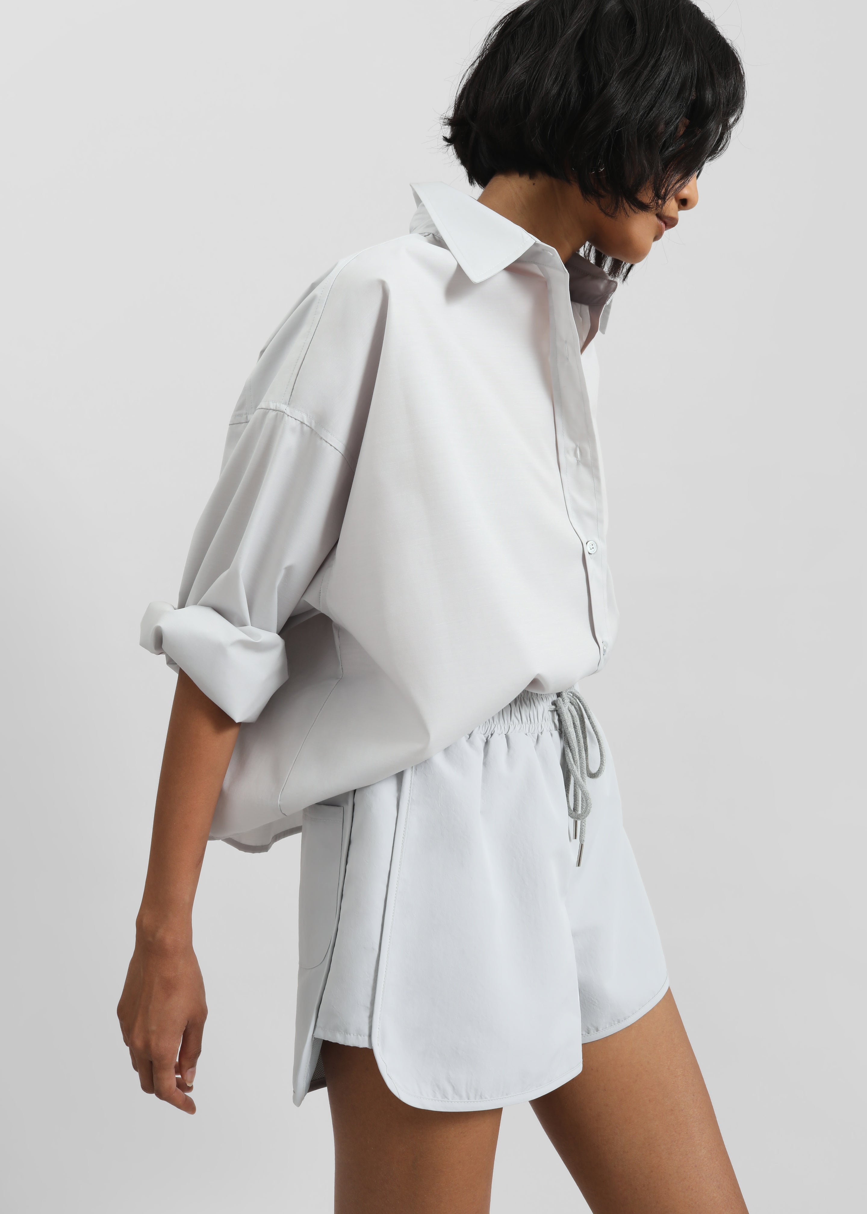 Delby Track Shorts - Dusty Blue - 2