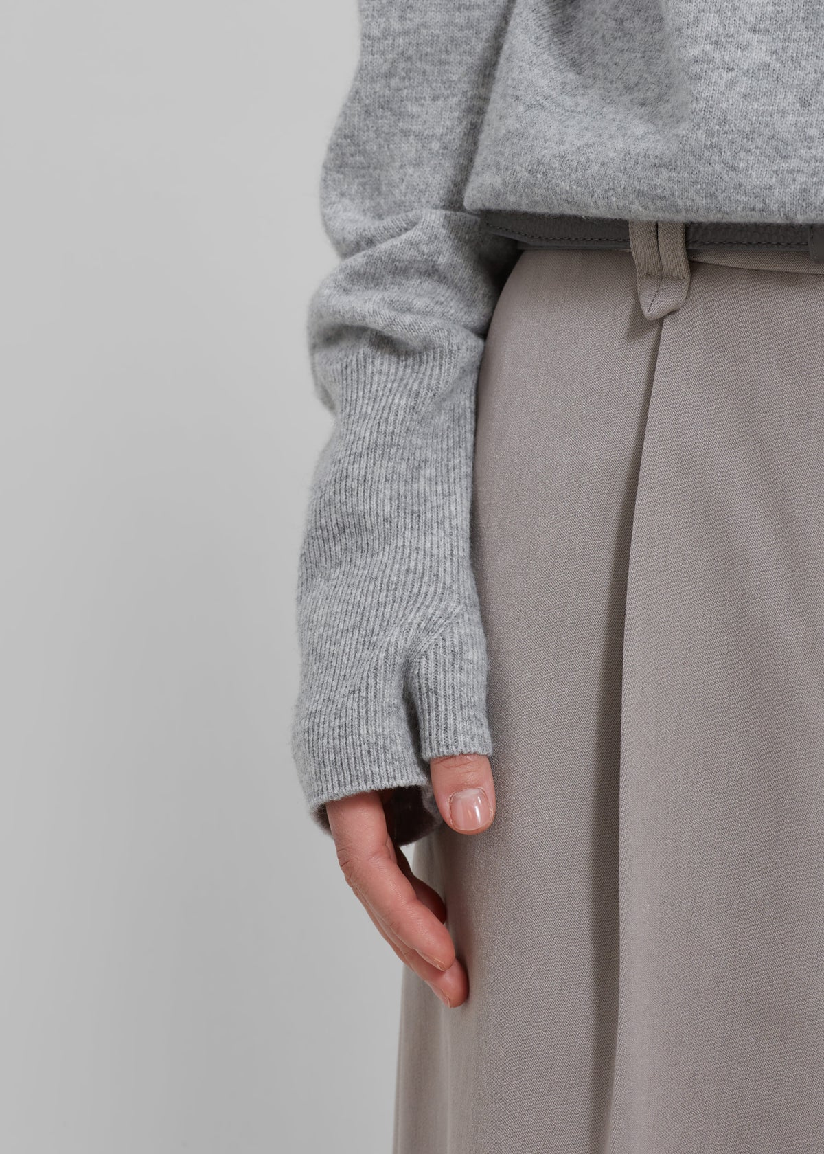 Delia Wool Turtleneck - Grey - 6